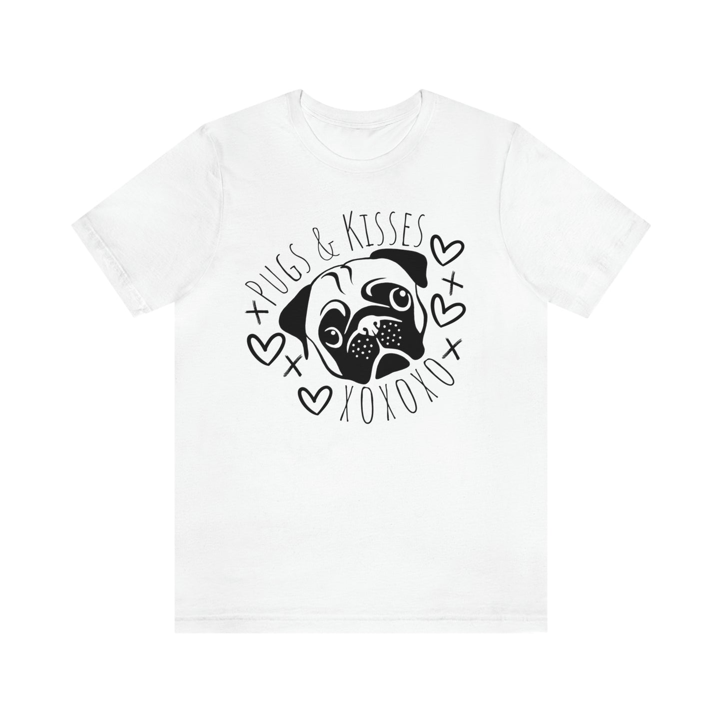 "Pugs and Kisses" - Graphic Tee