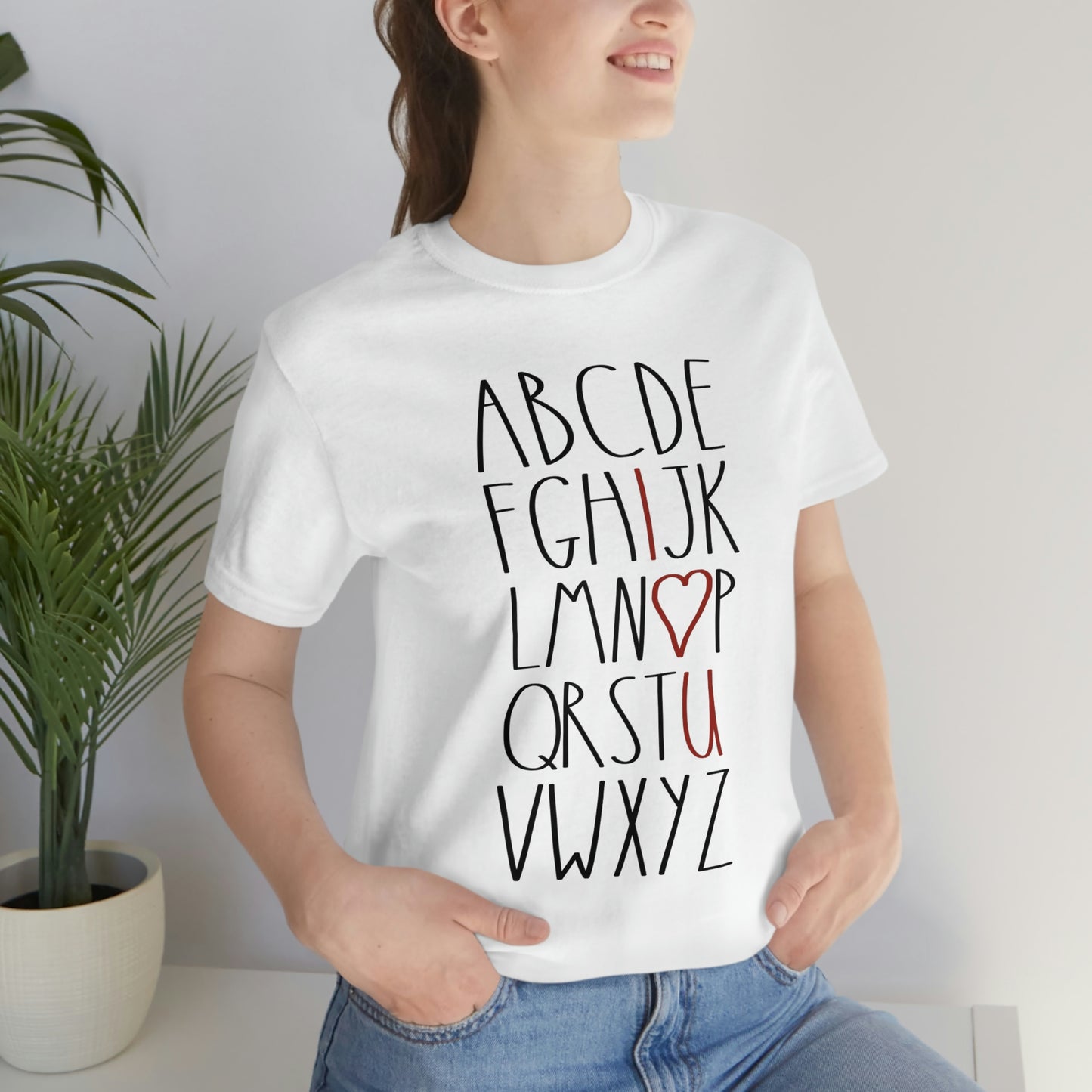 ABCD Valentine's Day Graphic Tee