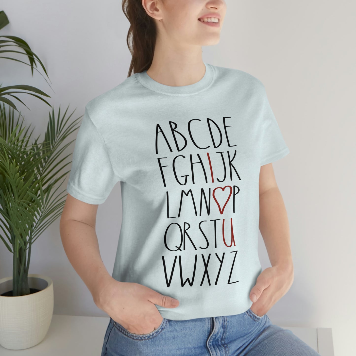 ABCD Valentine's Day Graphic Tee