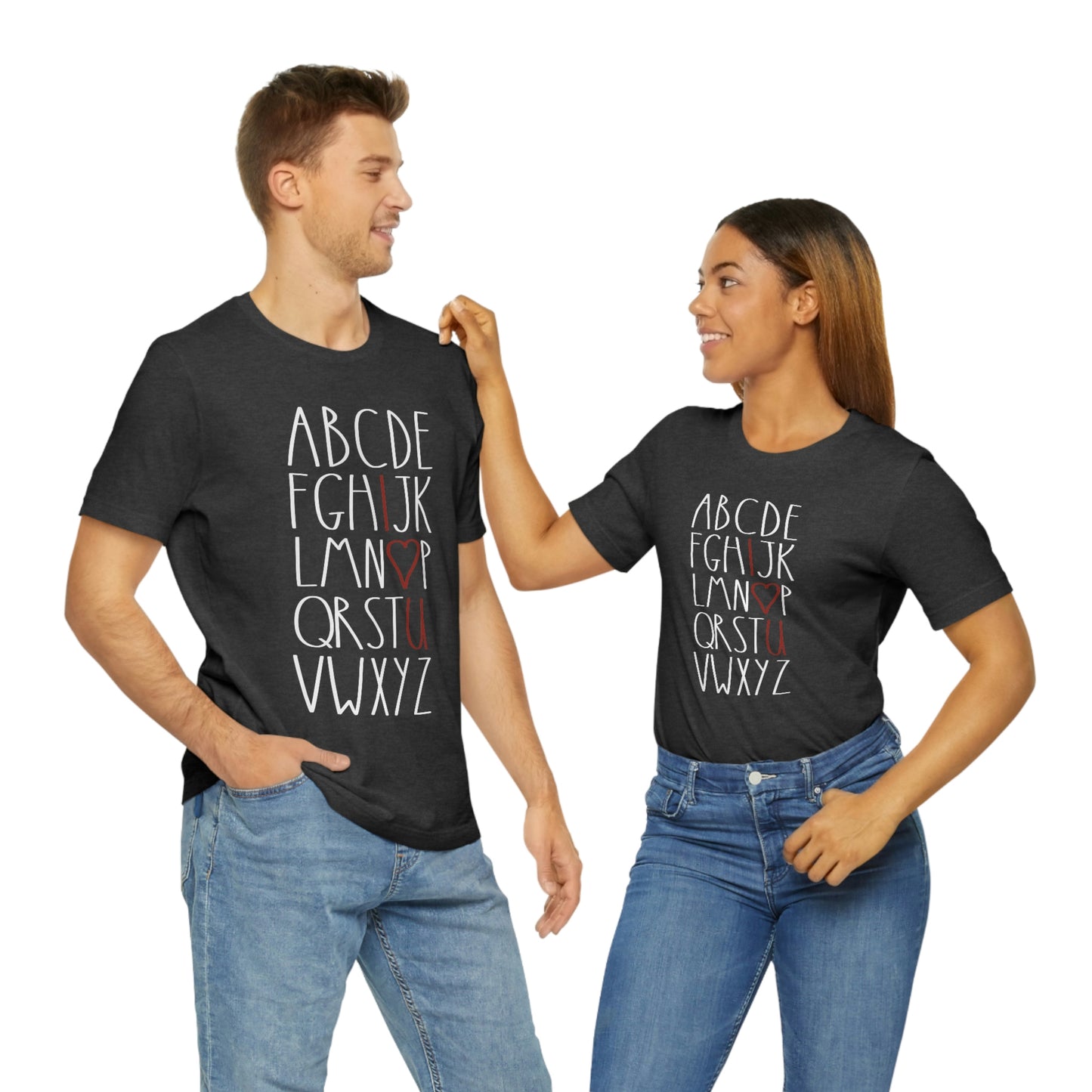 ABCD Valentine's Day Graphic Tee