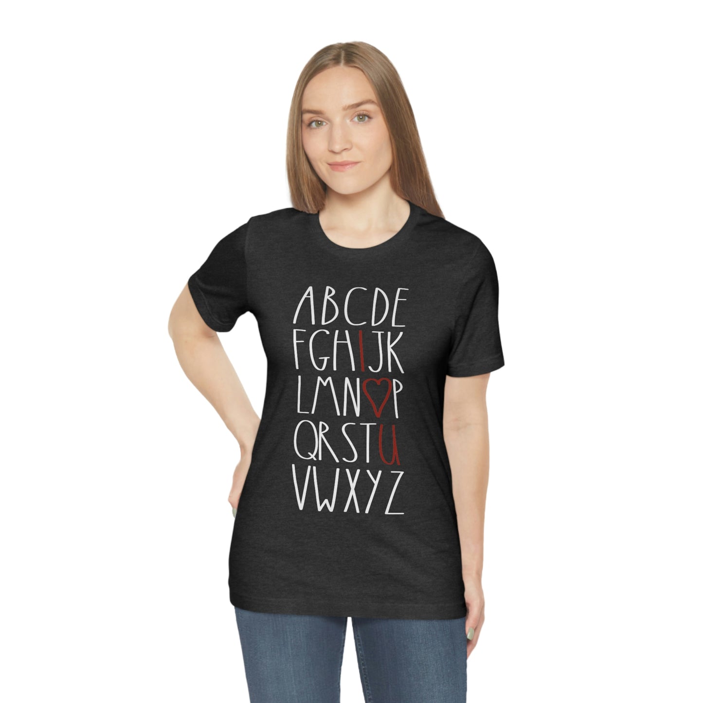 ABCD Valentine's Day Graphic Tee