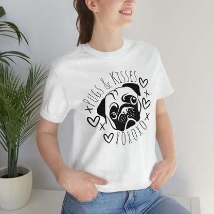 "Pugs and Kisses" - Graphic Tee