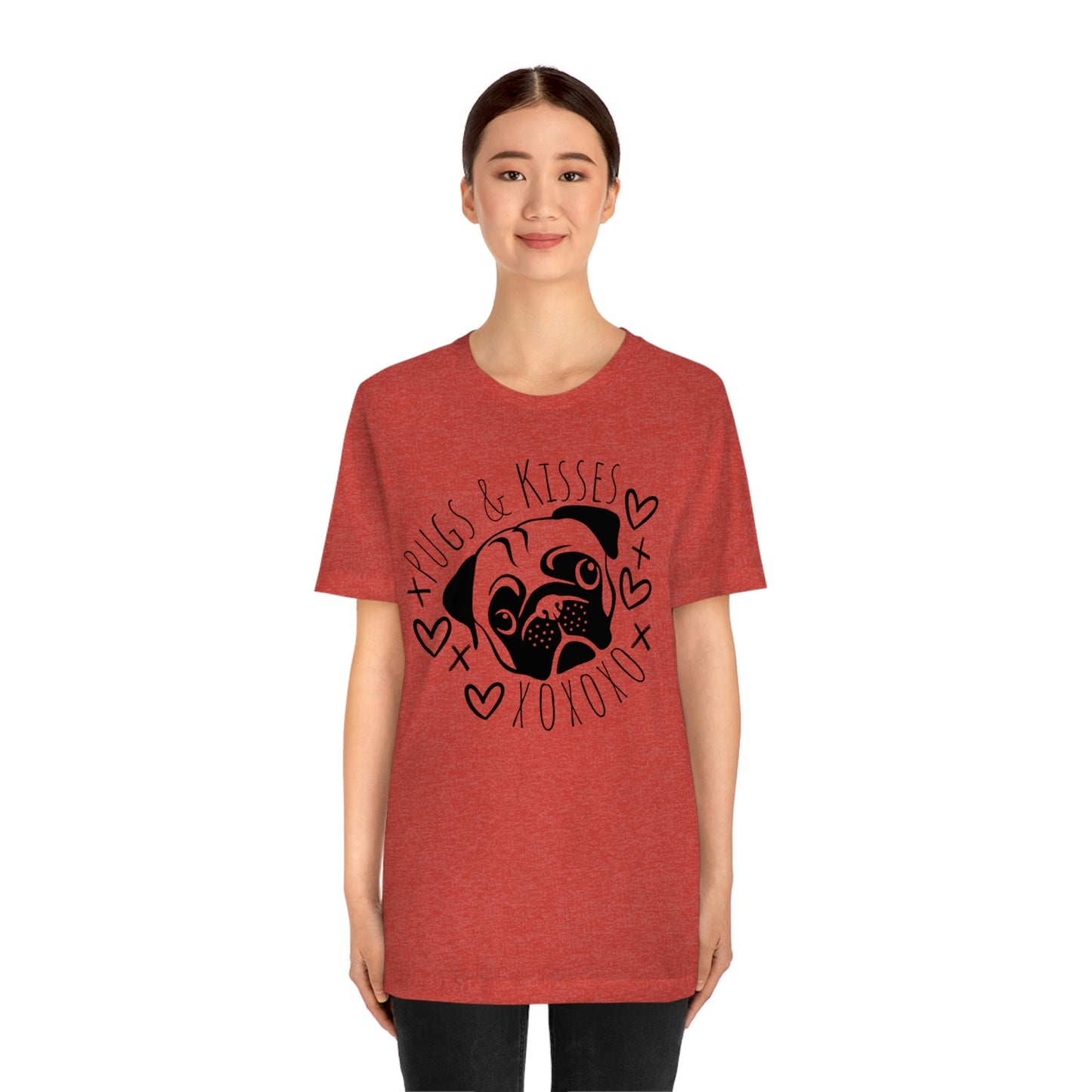 "Pugs and Kisses" - Graphic Tee