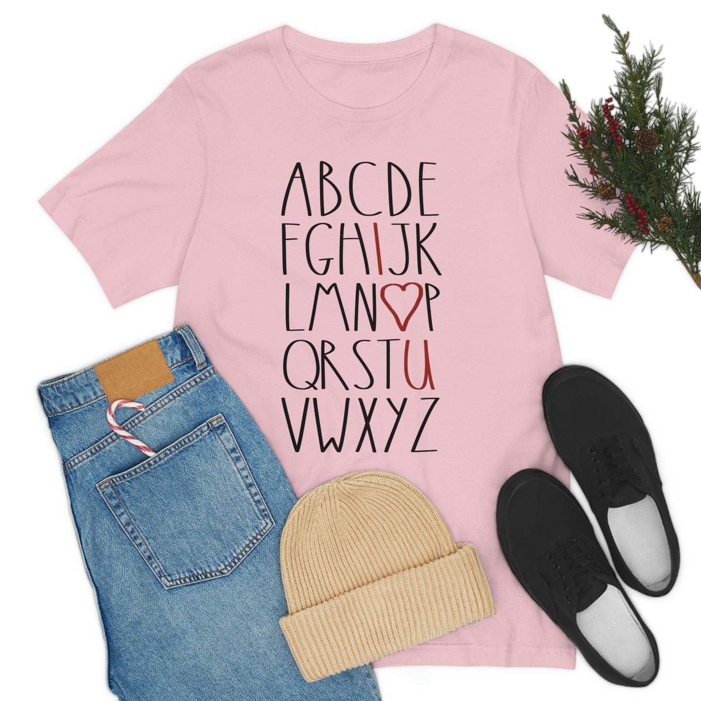 ABCD Valentine's Day Graphic Tee