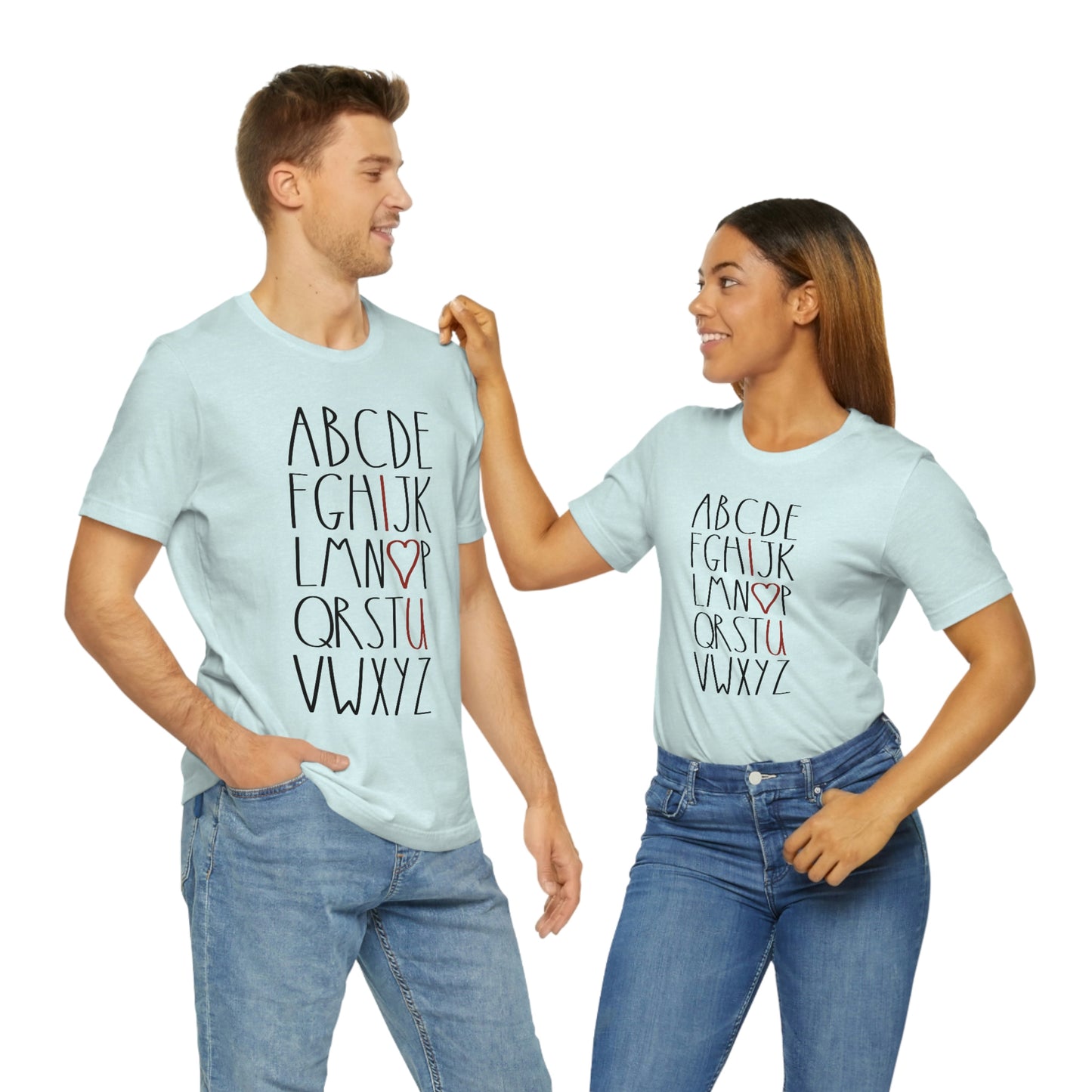 ABCD Valentine's Day Graphic Tee