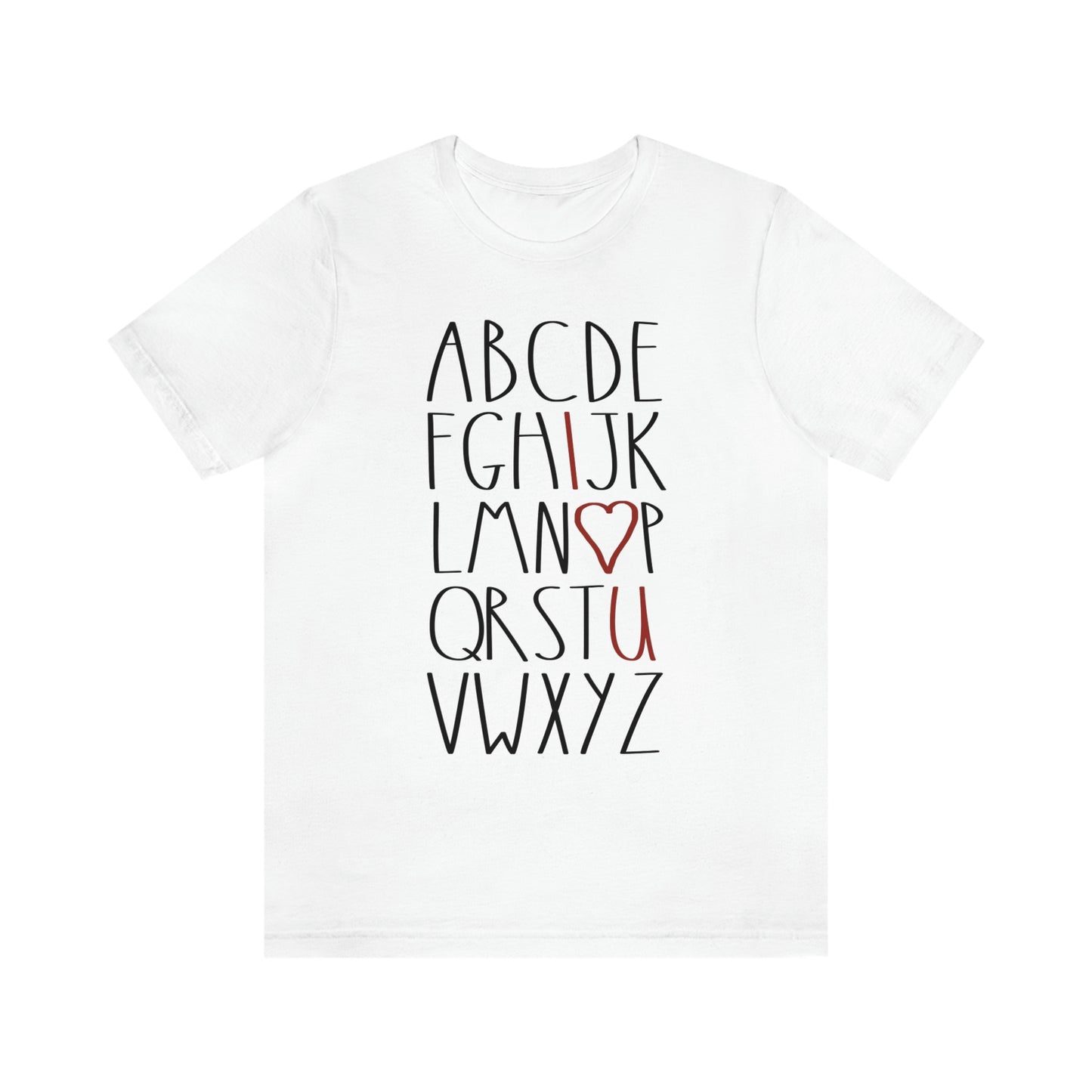 ABCD Valentine's Day Graphic Tee