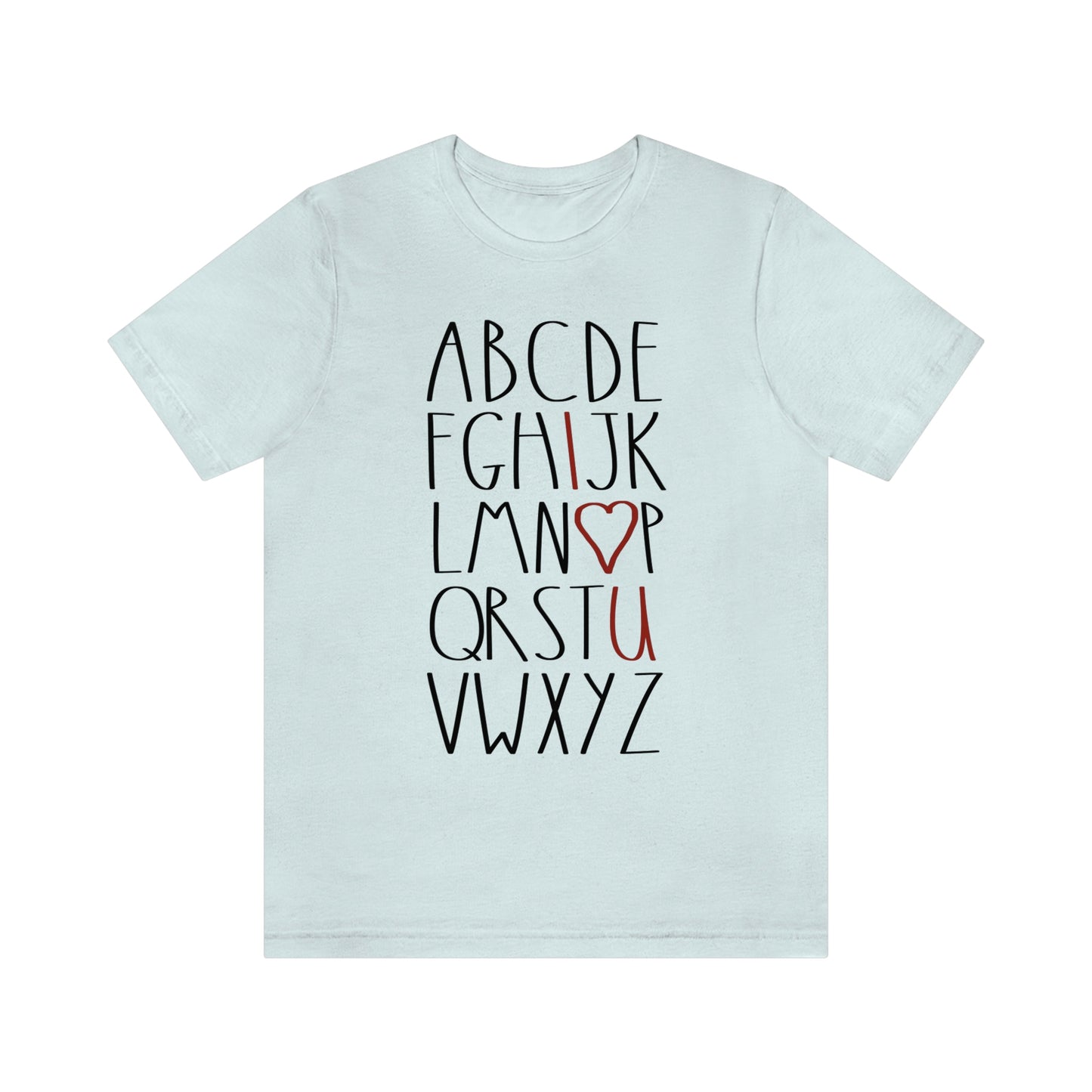 ABCD Valentine's Day Graphic Tee