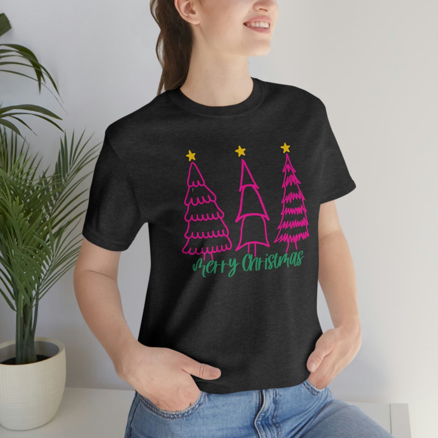 Pink Trees & Twinkle Stars Graphic Tee