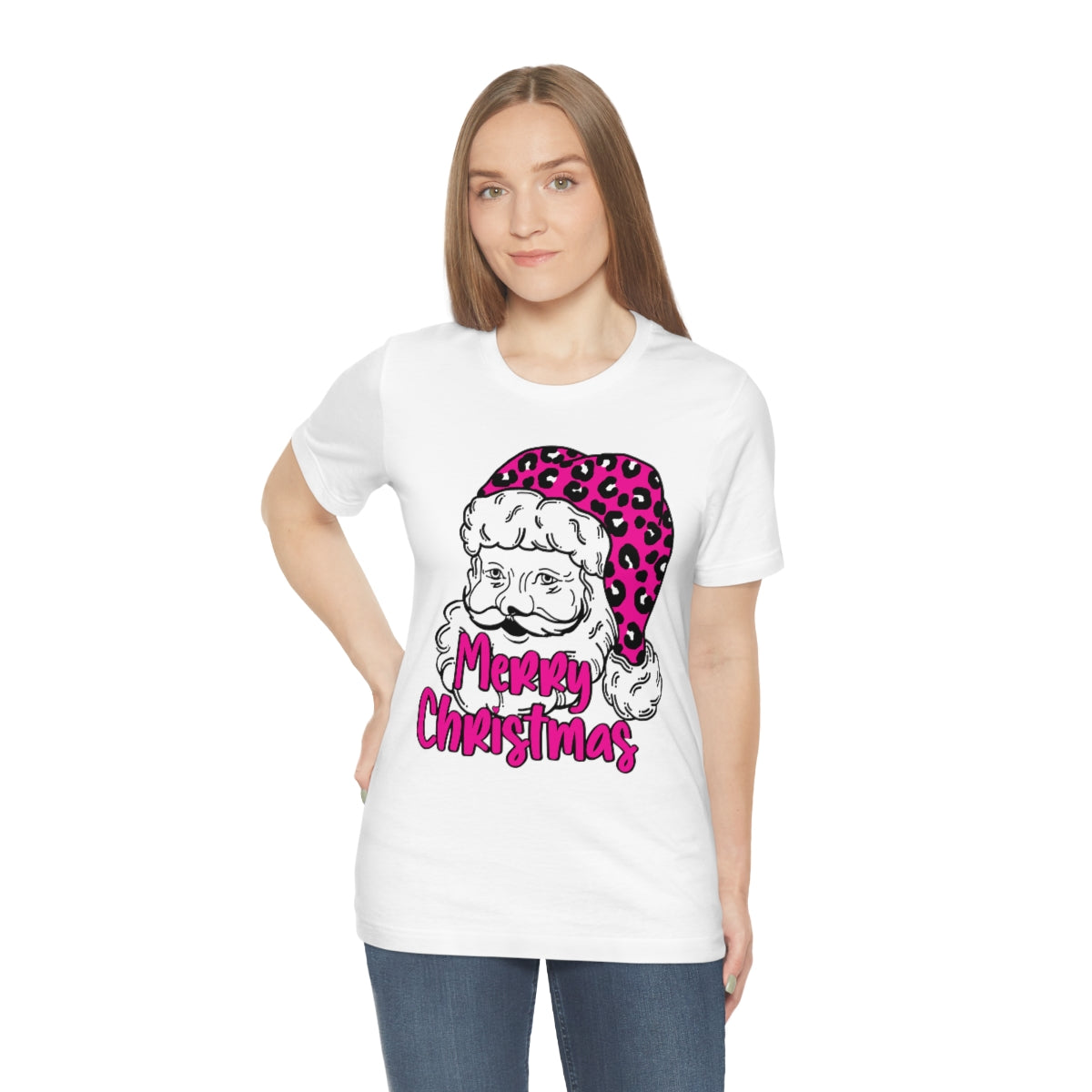 Sassy Pink Santa Graphic Tee