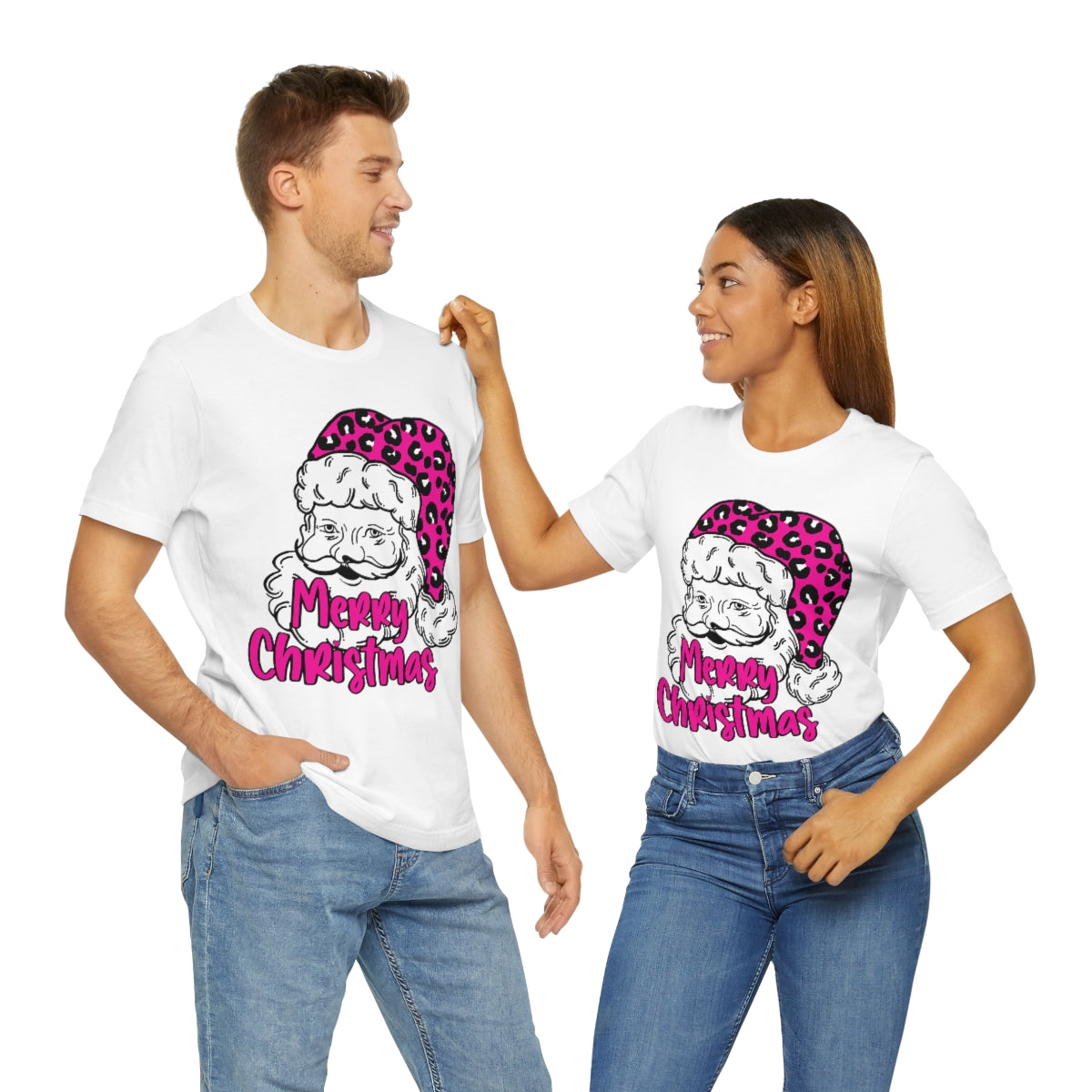 Sassy Pink Santa Graphic Tee