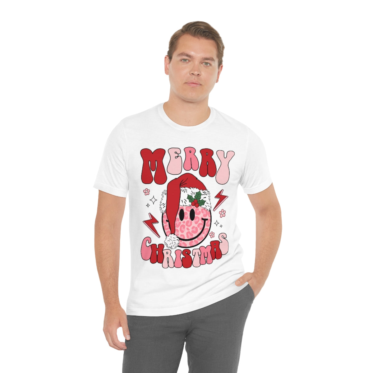 Smiley Santa Graphic Tee