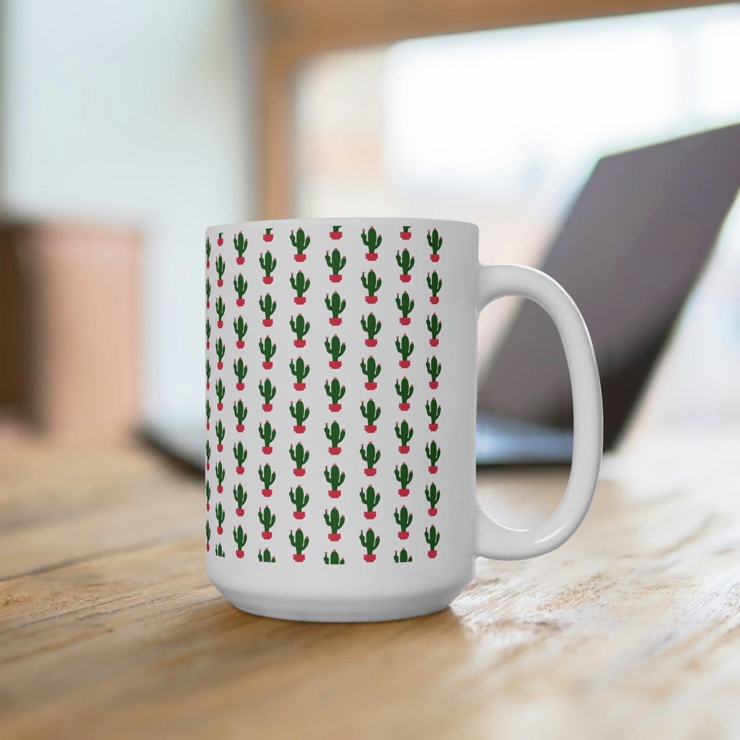 Fuccutus (Cactus with attitude) Ceramic Mug 15oz