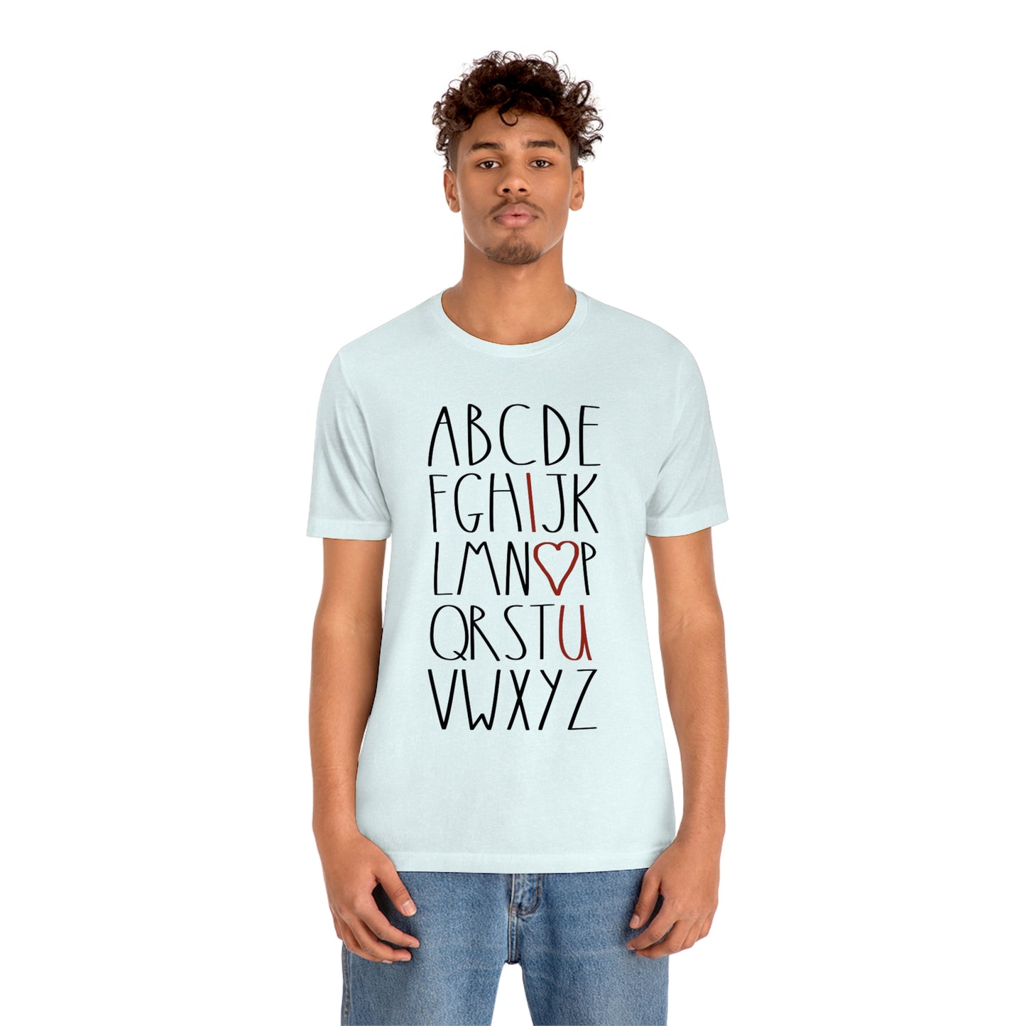 ABCD Valentine's Day Graphic Tee