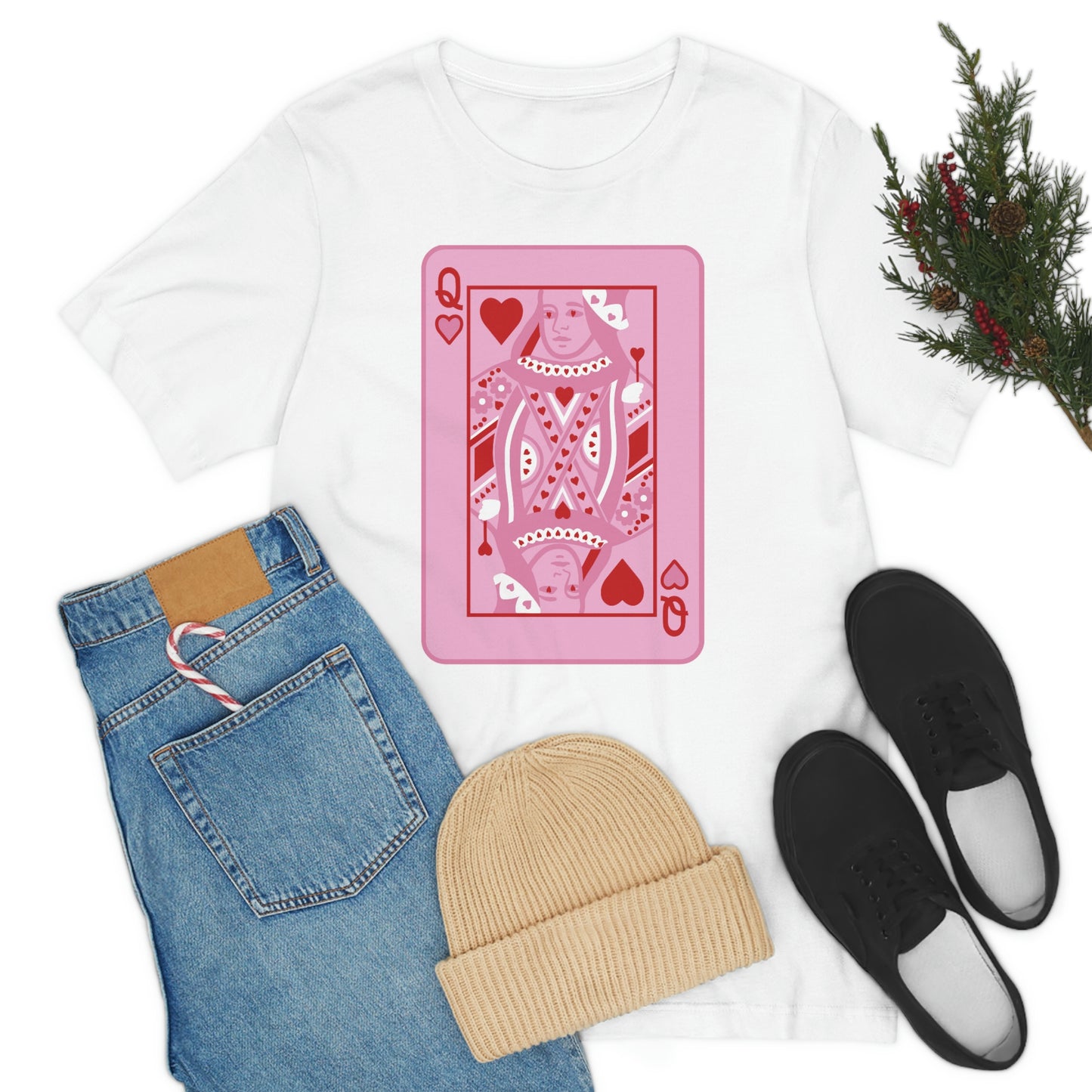 "Full Queen of Hearts" - Graphic Tee