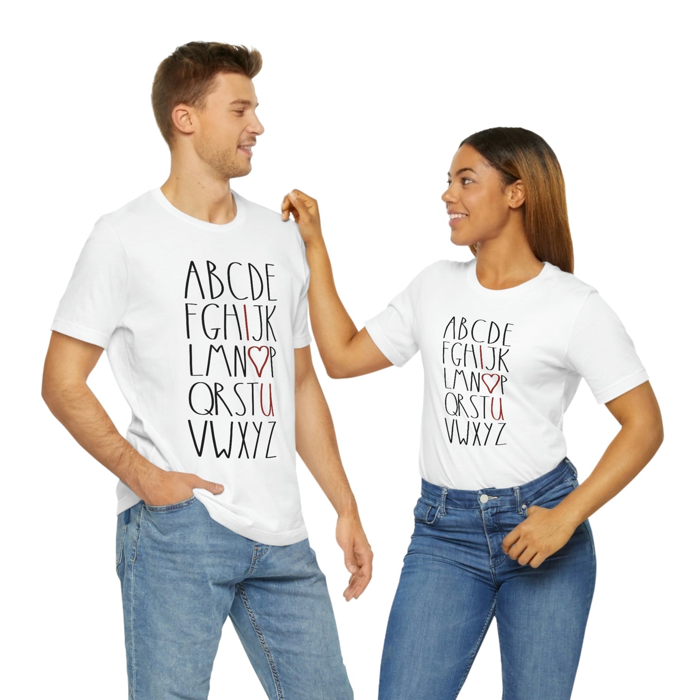 ABCD Valentine's Day Graphic Tee