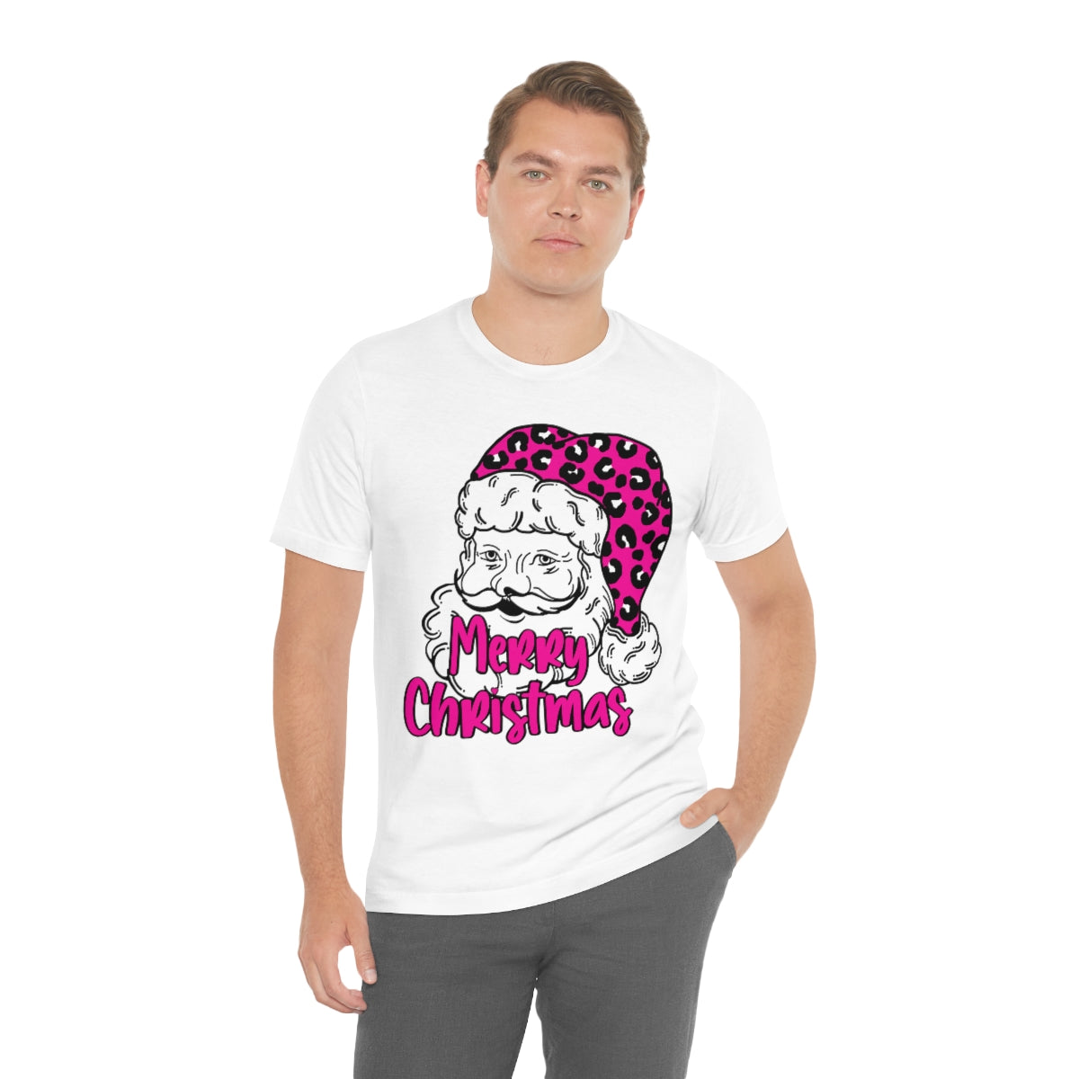 Sassy Pink Santa Graphic Tee