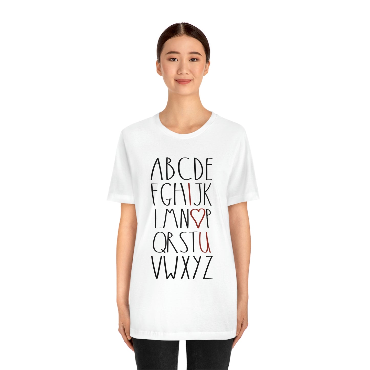 ABCD Valentine's Day Graphic Tee