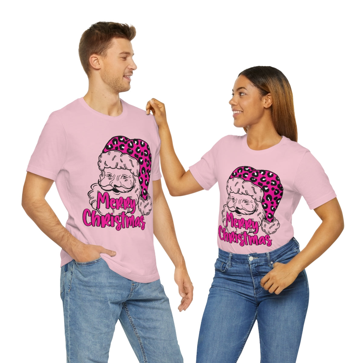 Sassy Pink Santa Graphic Tee