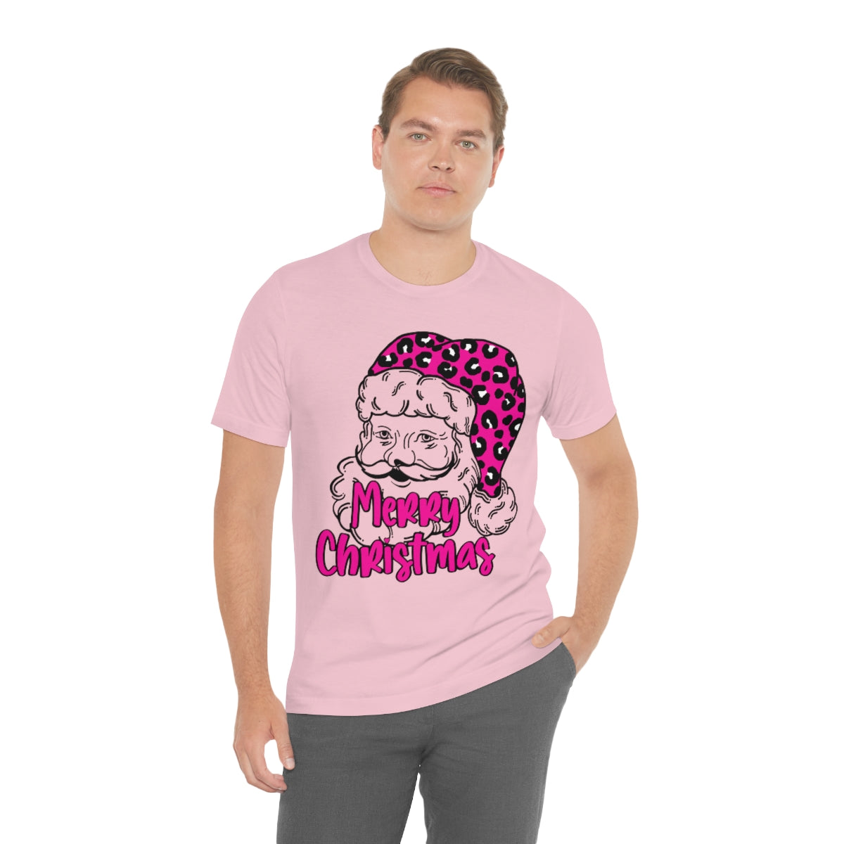 Sassy Pink Santa Graphic Tee