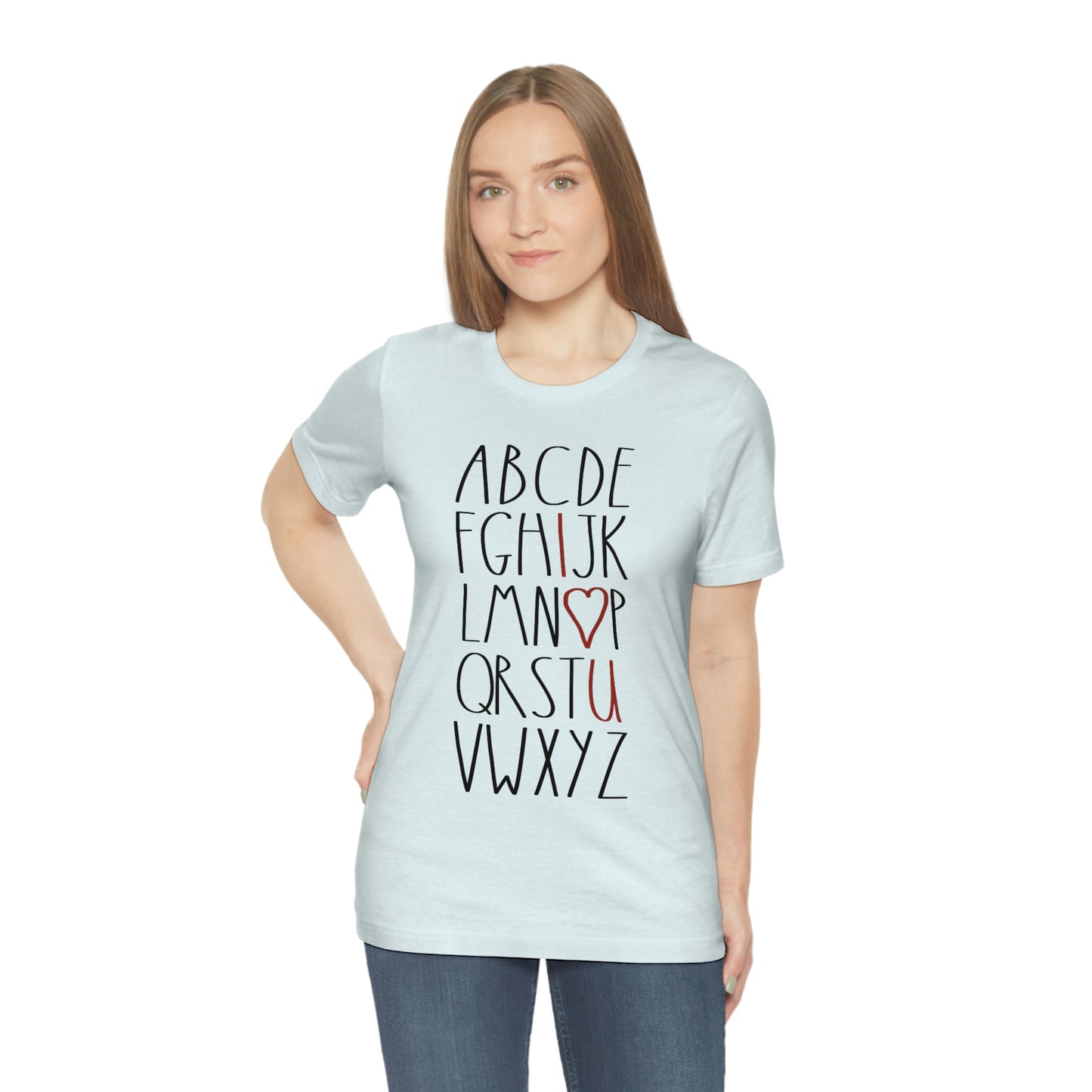 ABCD Valentine's Day Graphic Tee