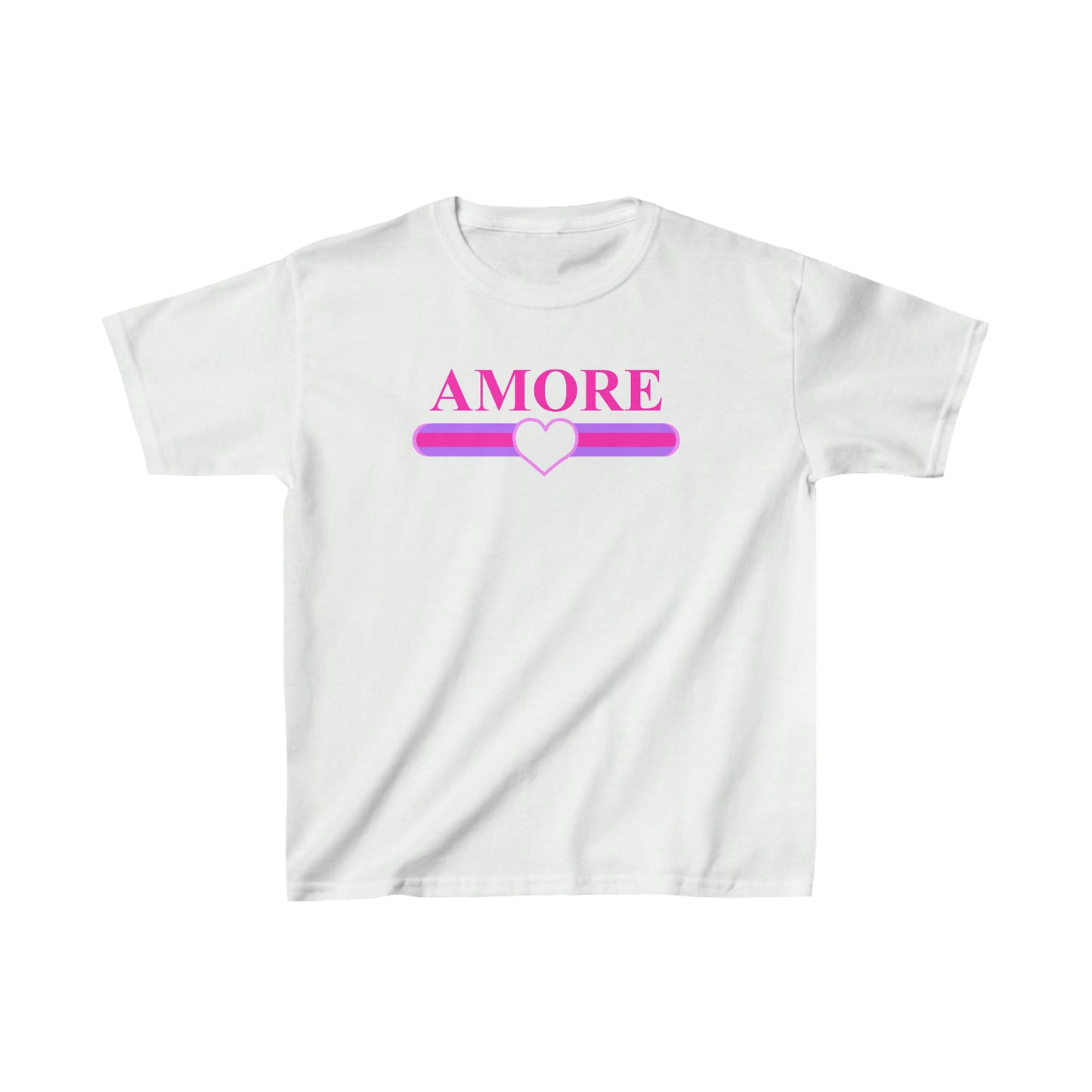 Youth Amore Graphic Tee - Hot Pink