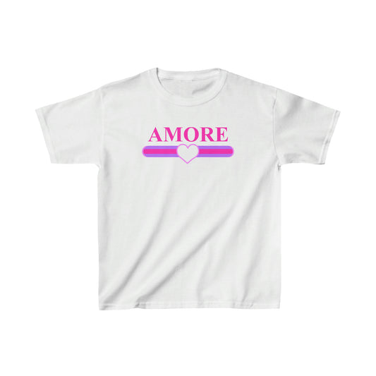 Youth Amore Graphic Tee - Hot Pink