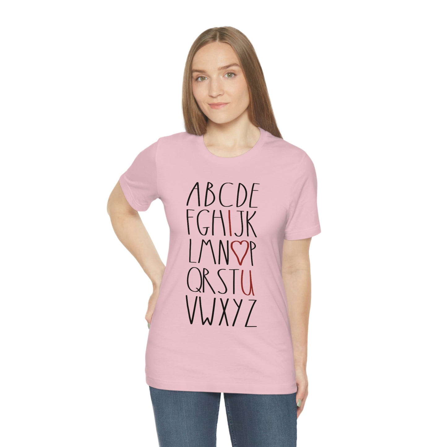 ABCD Valentine's Day Graphic Tee