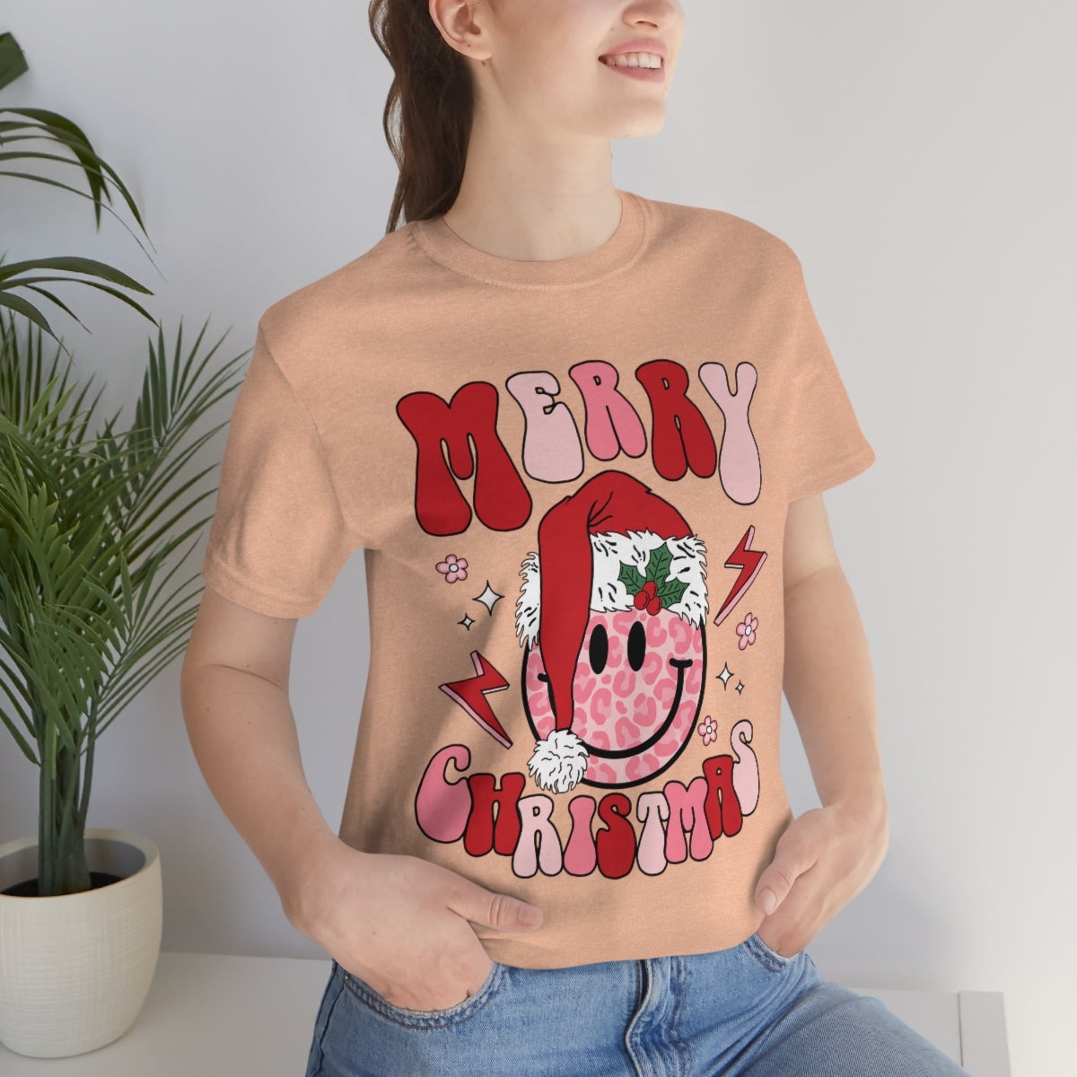 Smiley Santa Graphic Tee