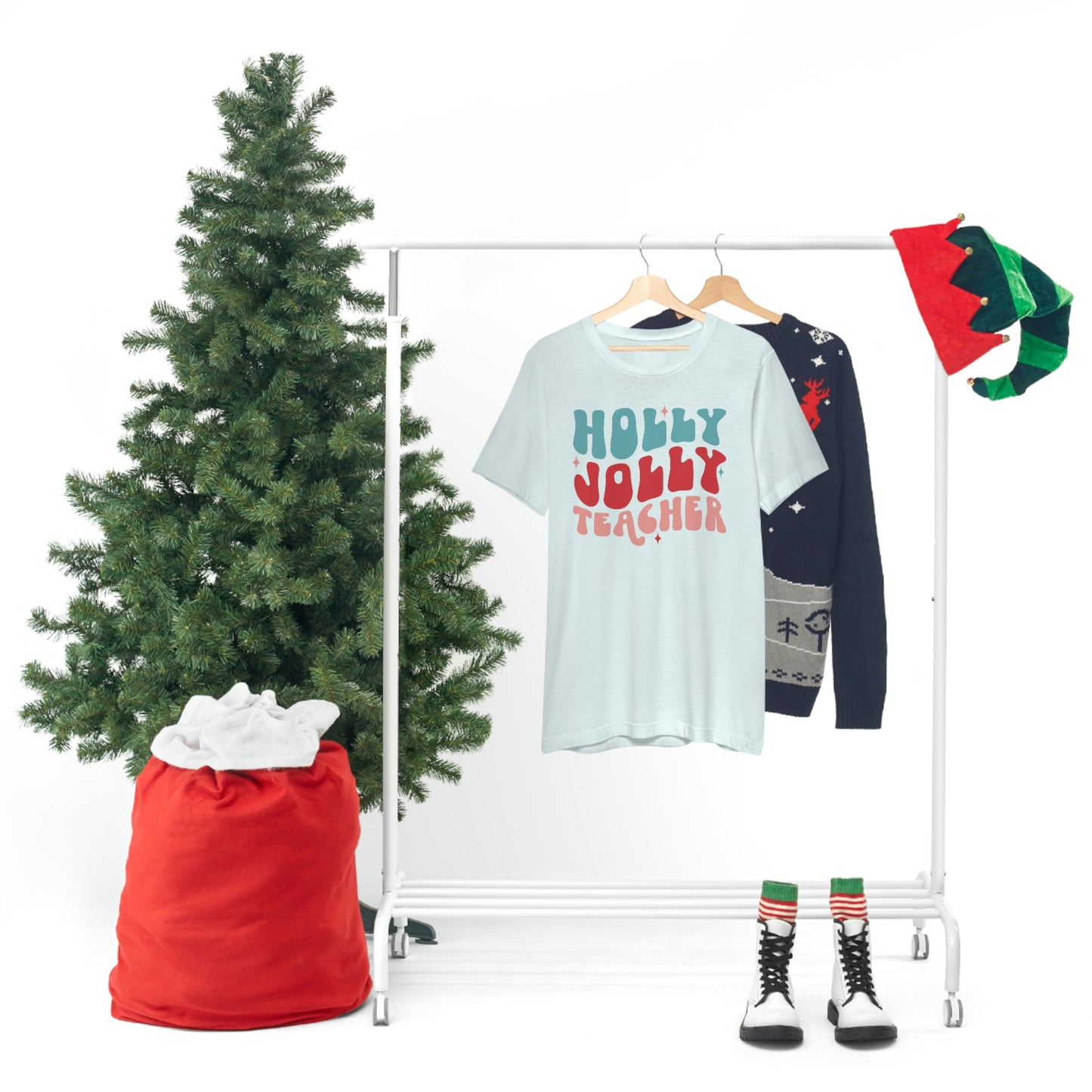 Holly Jolly Teacher - Graphic Tee