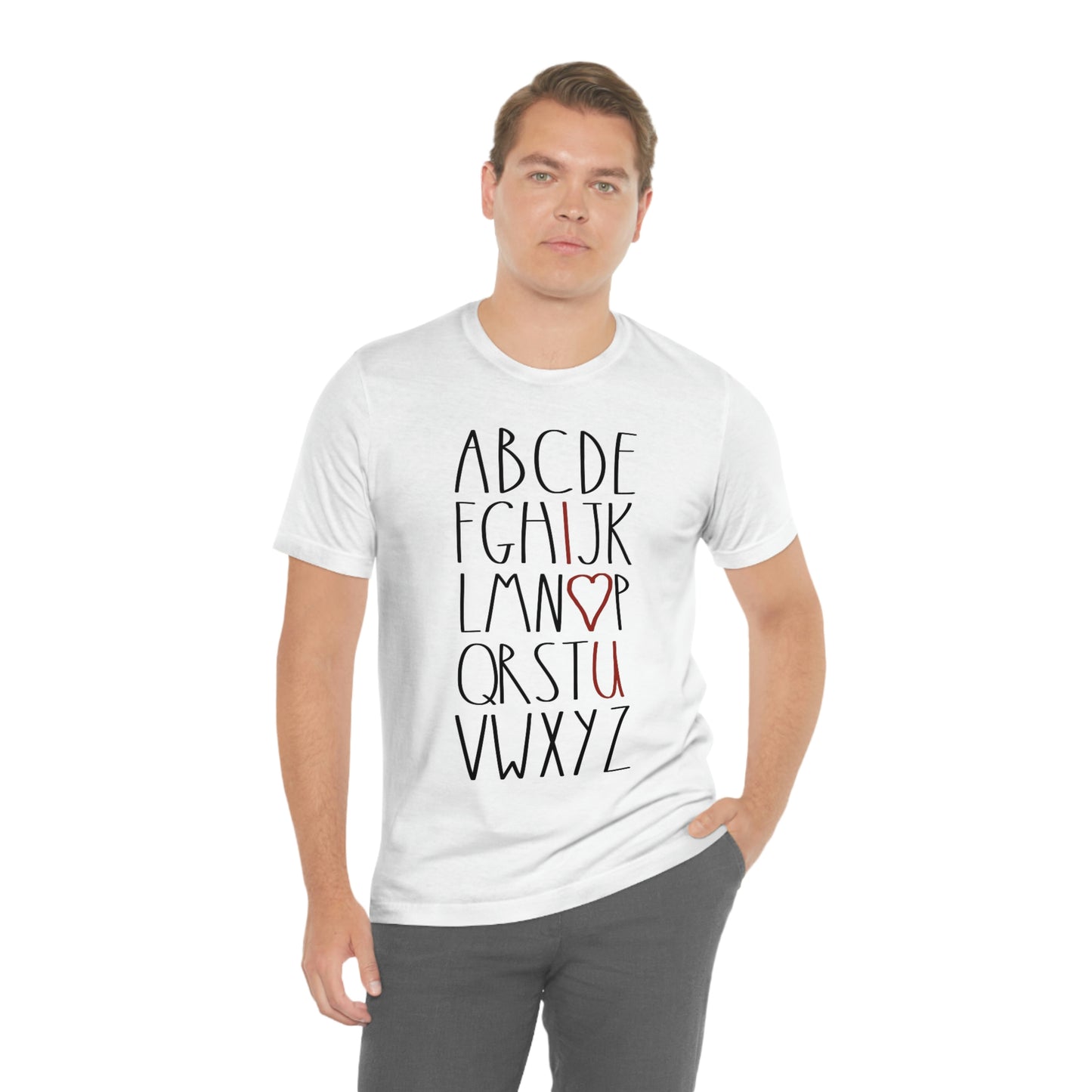 ABCD Valentine's Day Graphic Tee