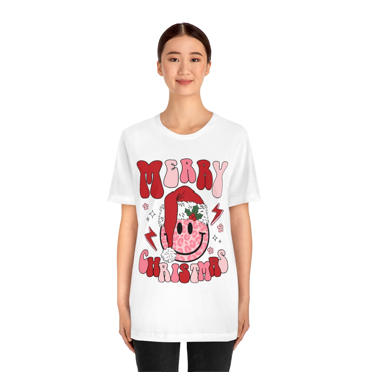 Smiley Santa Graphic Tee