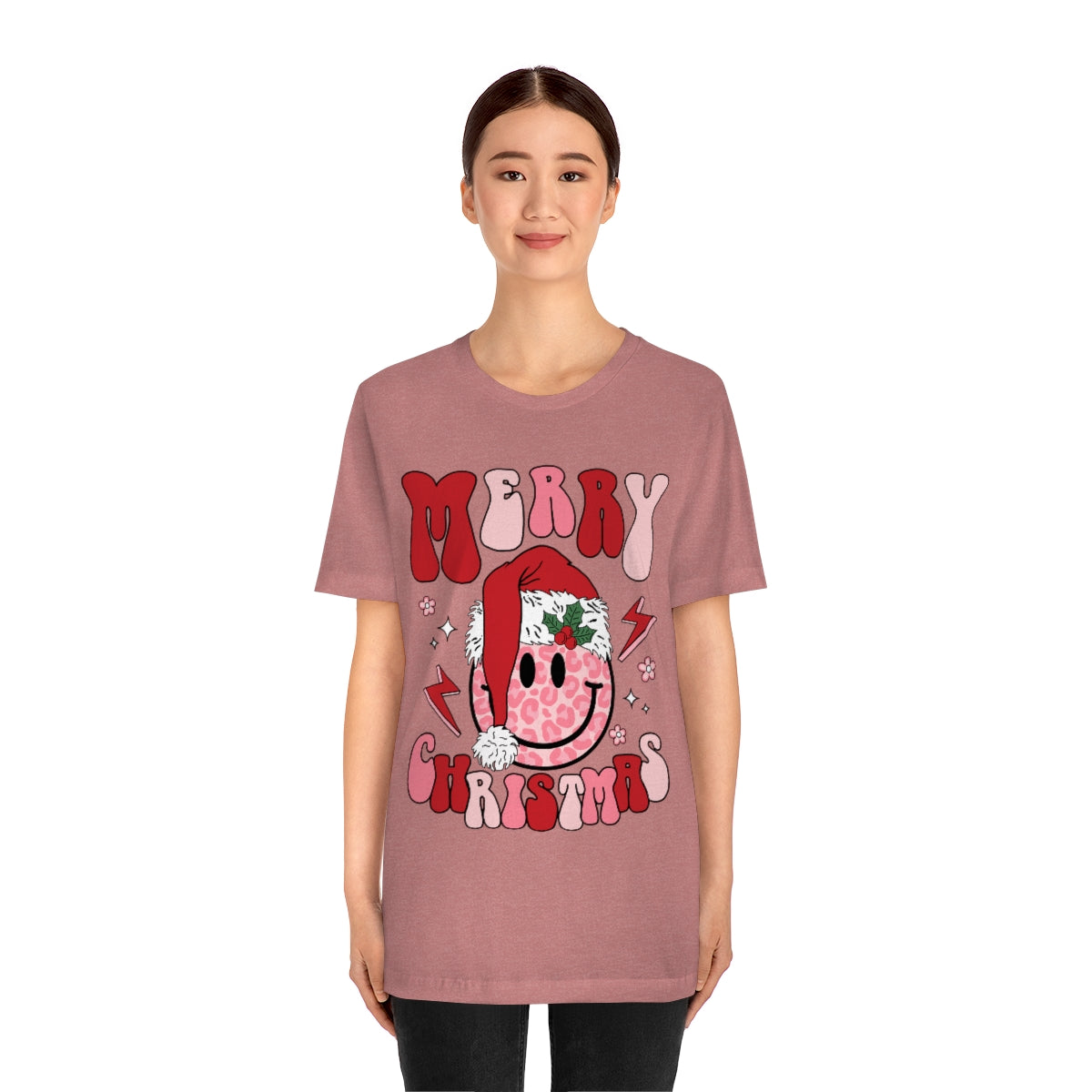 Smiley Santa Graphic Tee