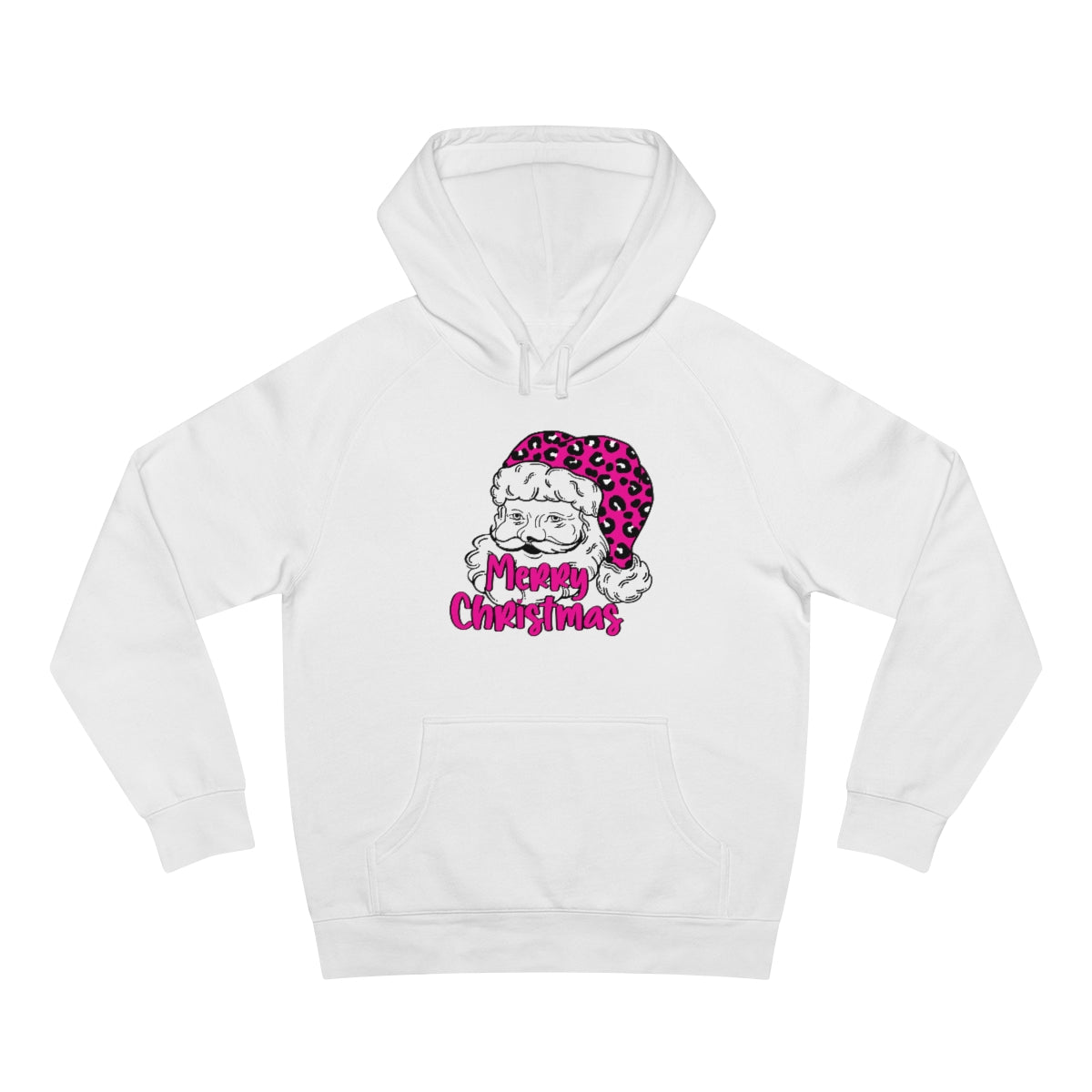 Sassy Pink Santa Hoodie