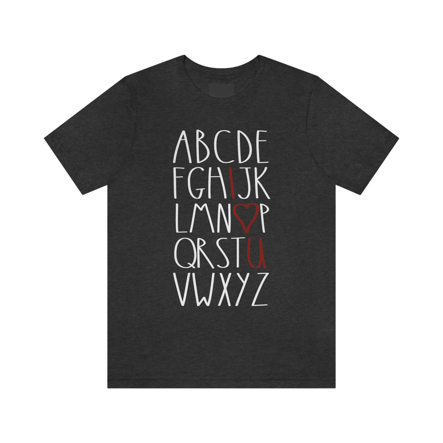 ABCD Valentine's Day Graphic Tee