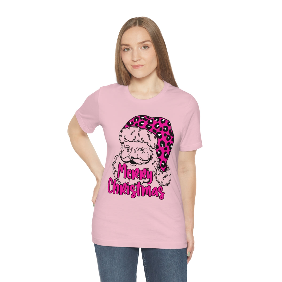 Sassy Pink Santa Graphic Tee