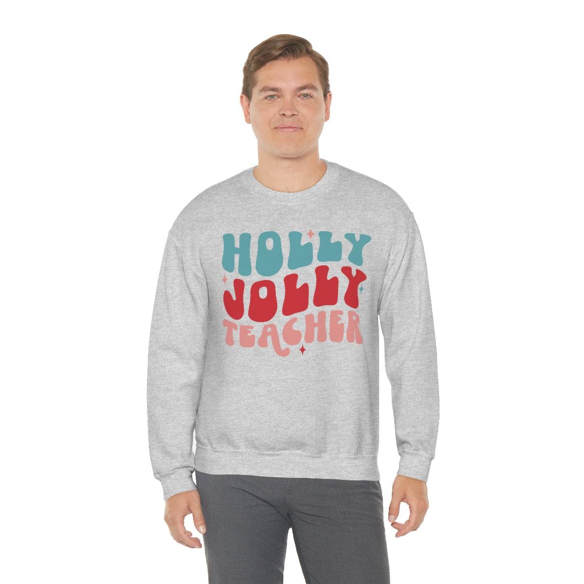 Holly Jolly Teacher - Crewneck Sweatshirt