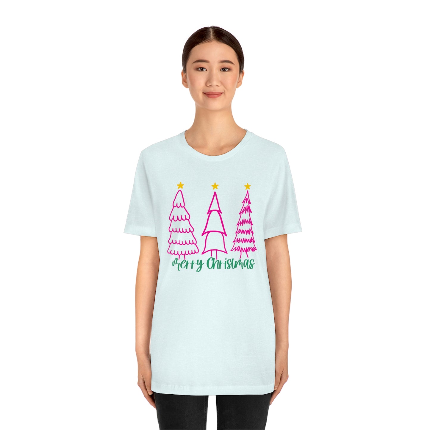 Pink Trees & Twinkle Stars Graphic Tee