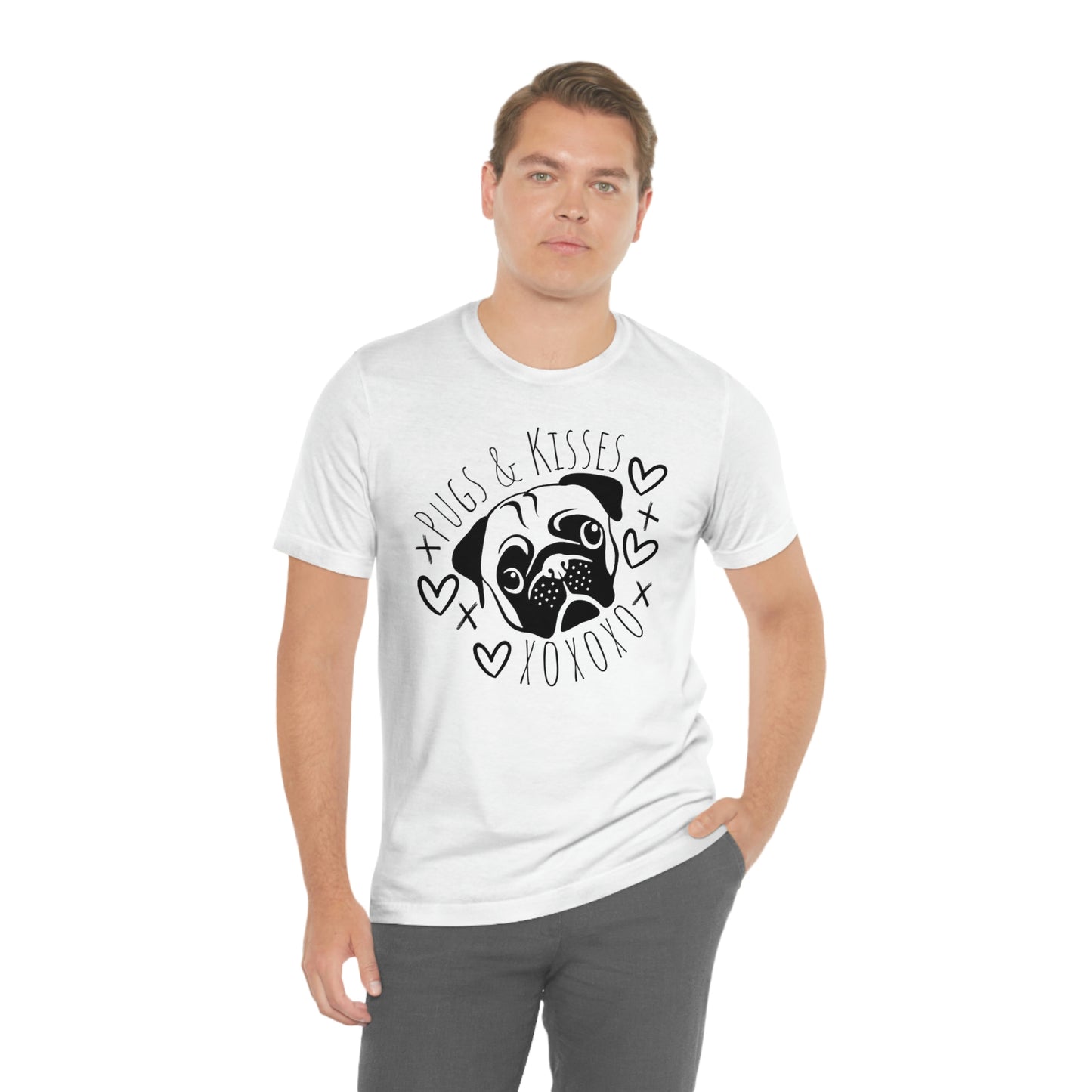 "Pugs and Kisses" - Graphic Tee