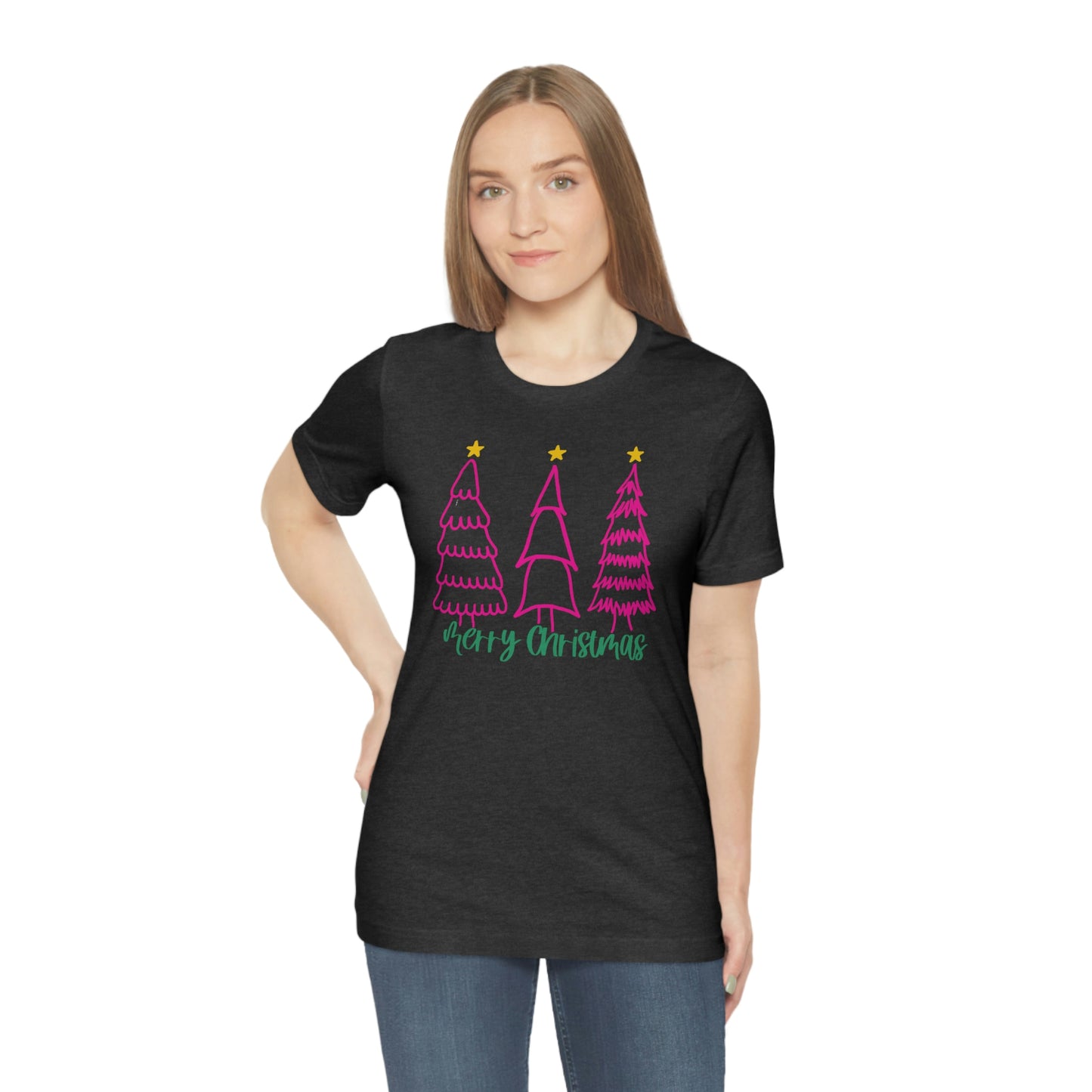 Pink Trees & Twinkle Stars Graphic Tee