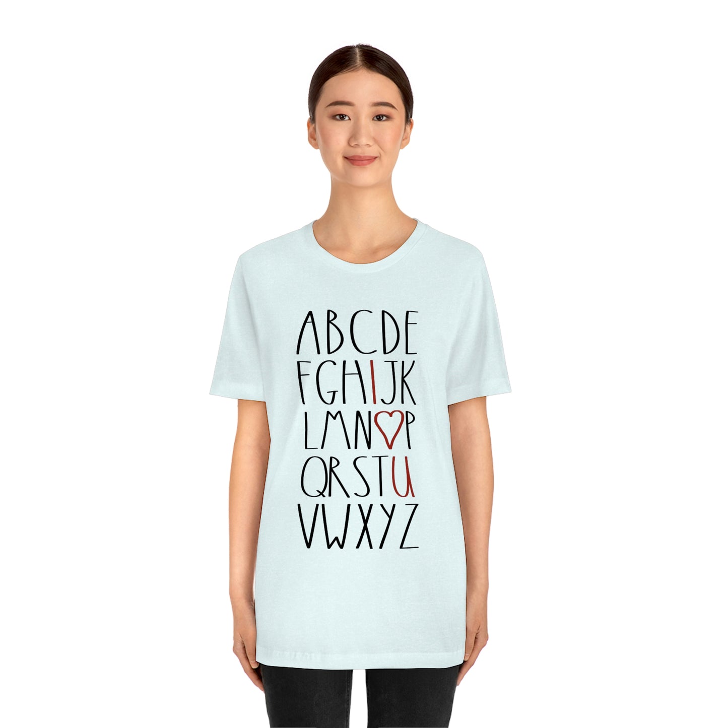 ABCD Valentine's Day Graphic Tee