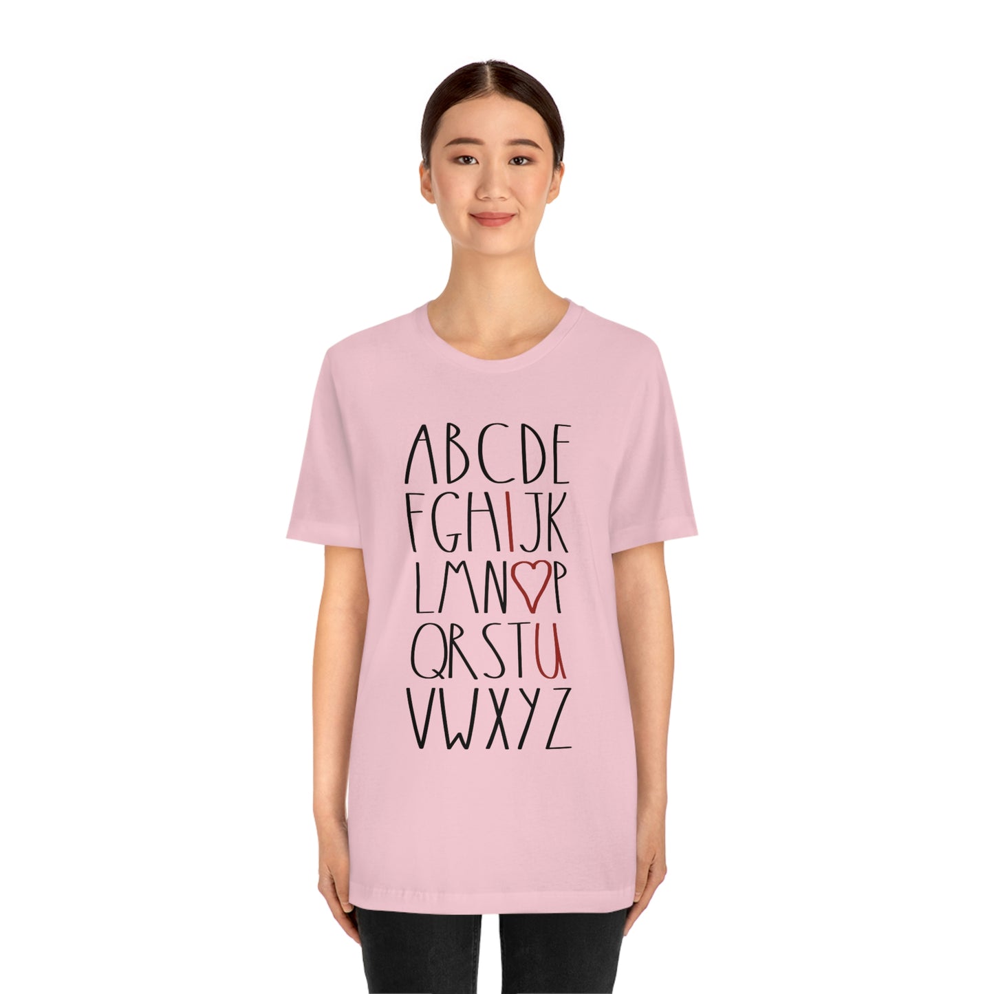 ABCD Valentine's Day Graphic Tee