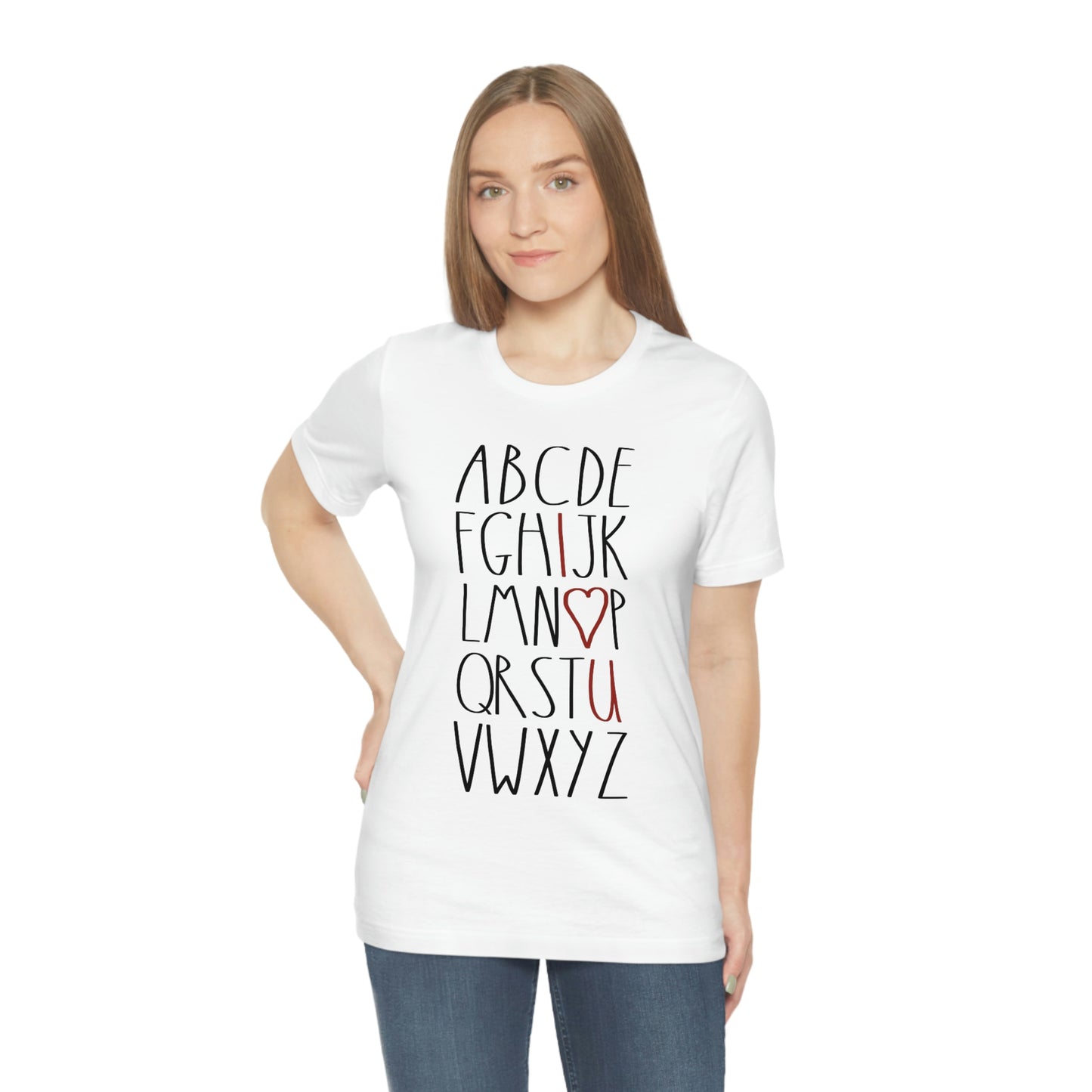 ABCD Valentine's Day Graphic Tee