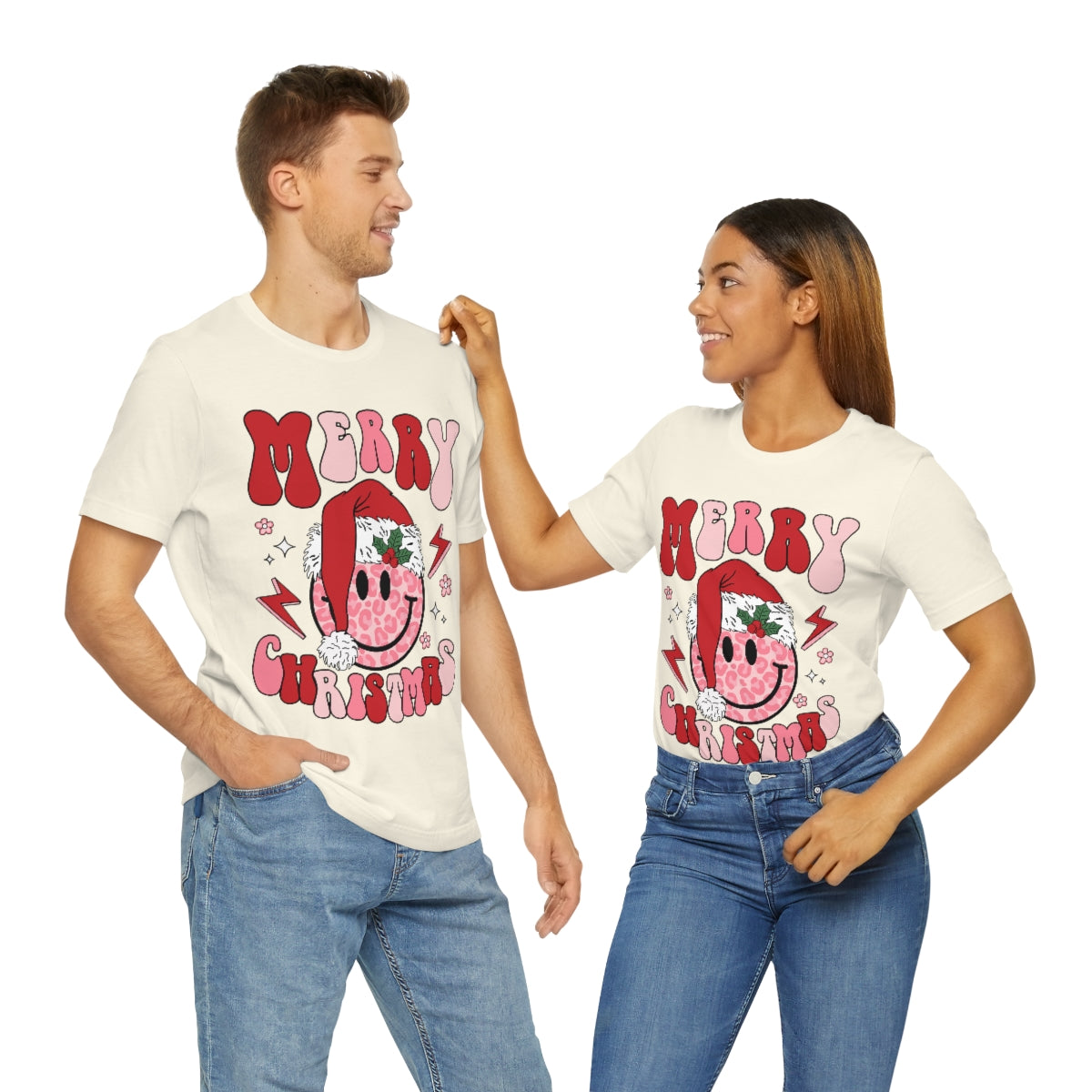 Smiley Santa Graphic Tee