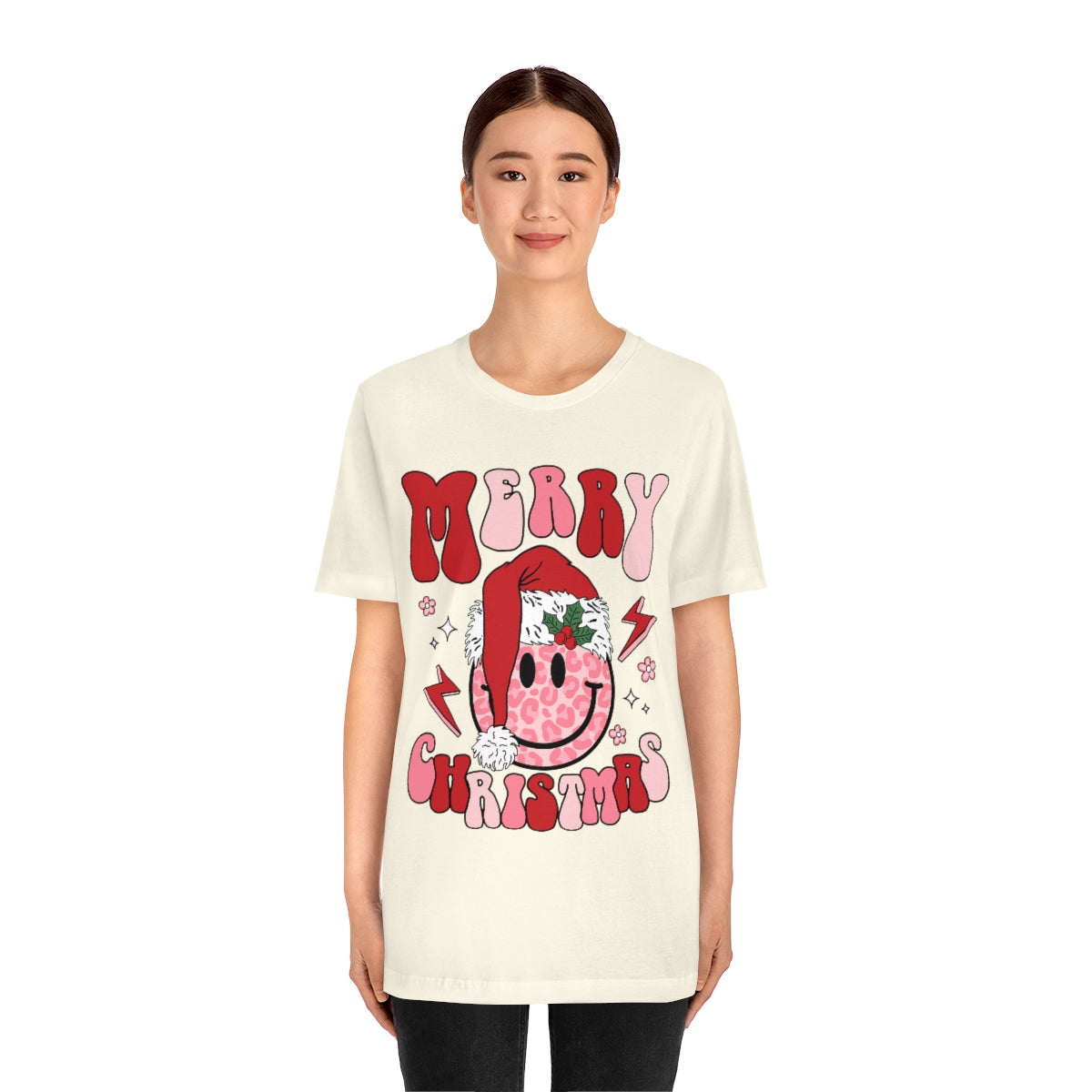 Smiley Santa Graphic Tee