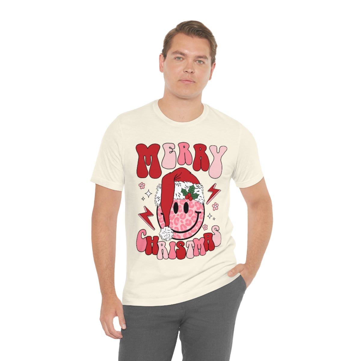 Smiley Santa Graphic Tee