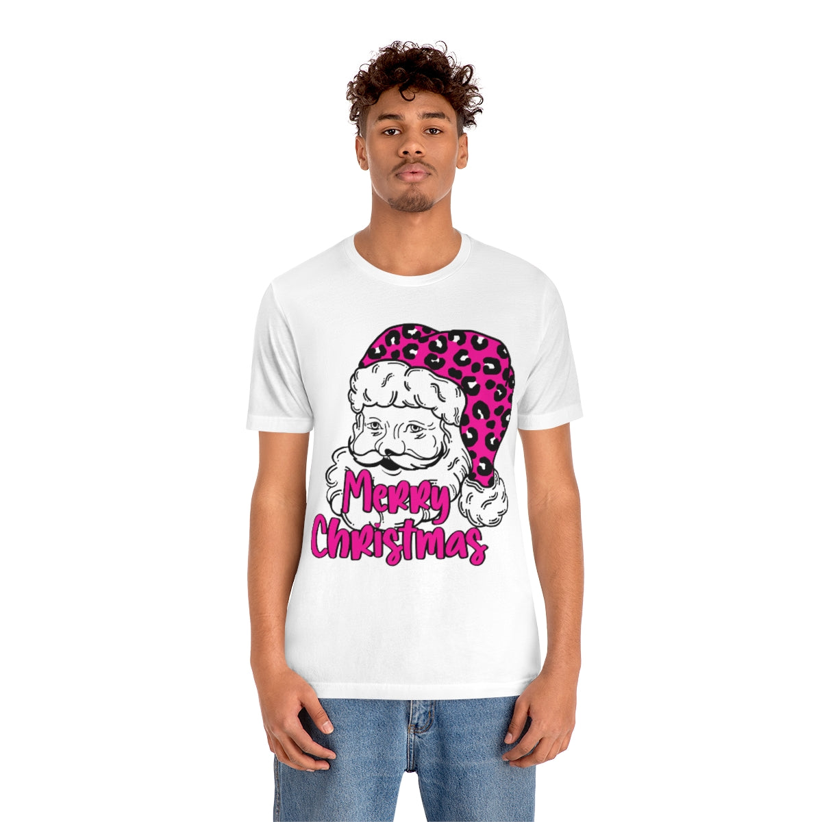 Sassy Pink Santa Graphic Tee