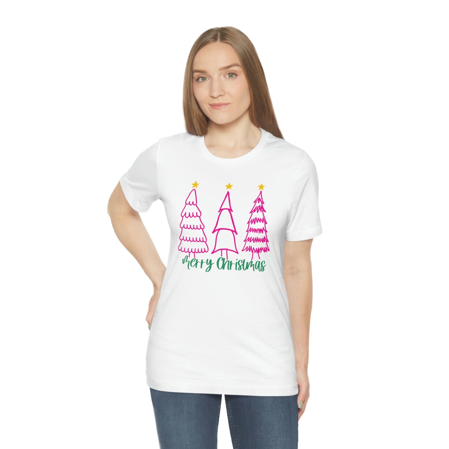 Pink Trees & Twinkle Stars Graphic Tee