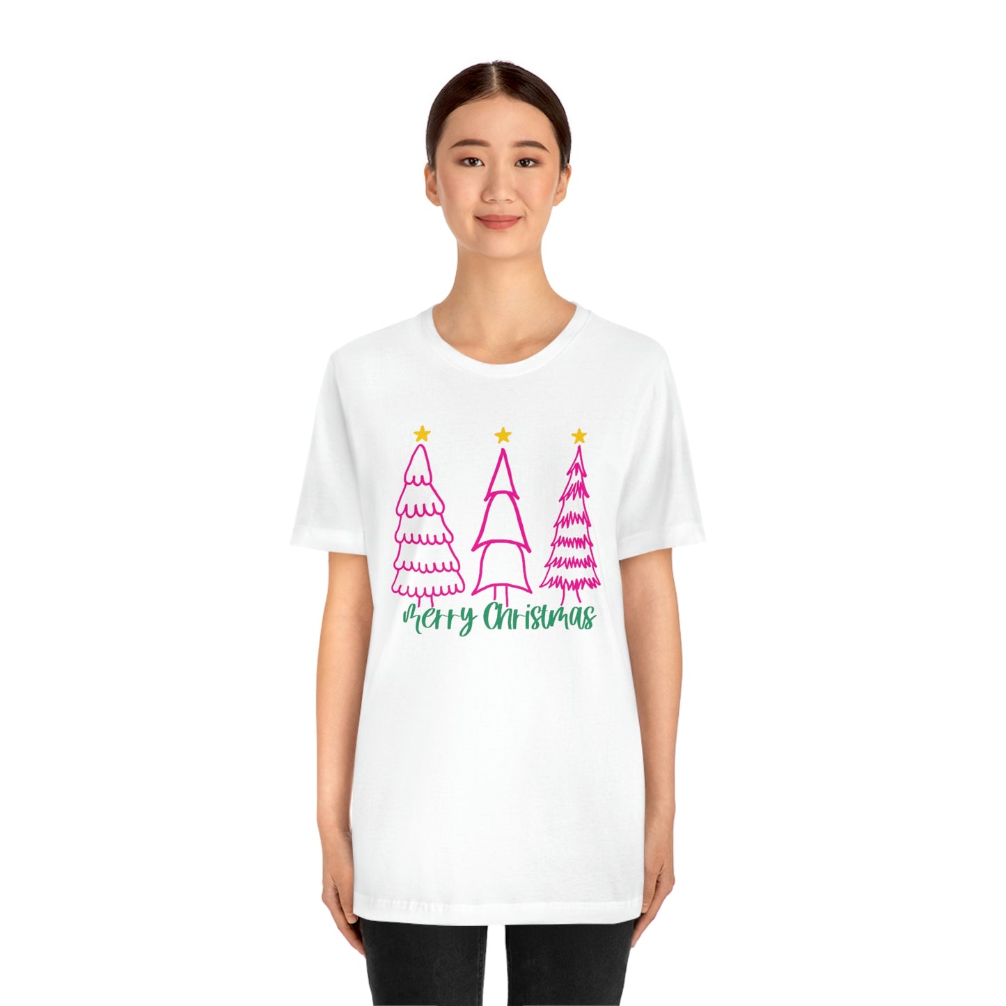 Pink Trees & Twinkle Stars Graphic Tee