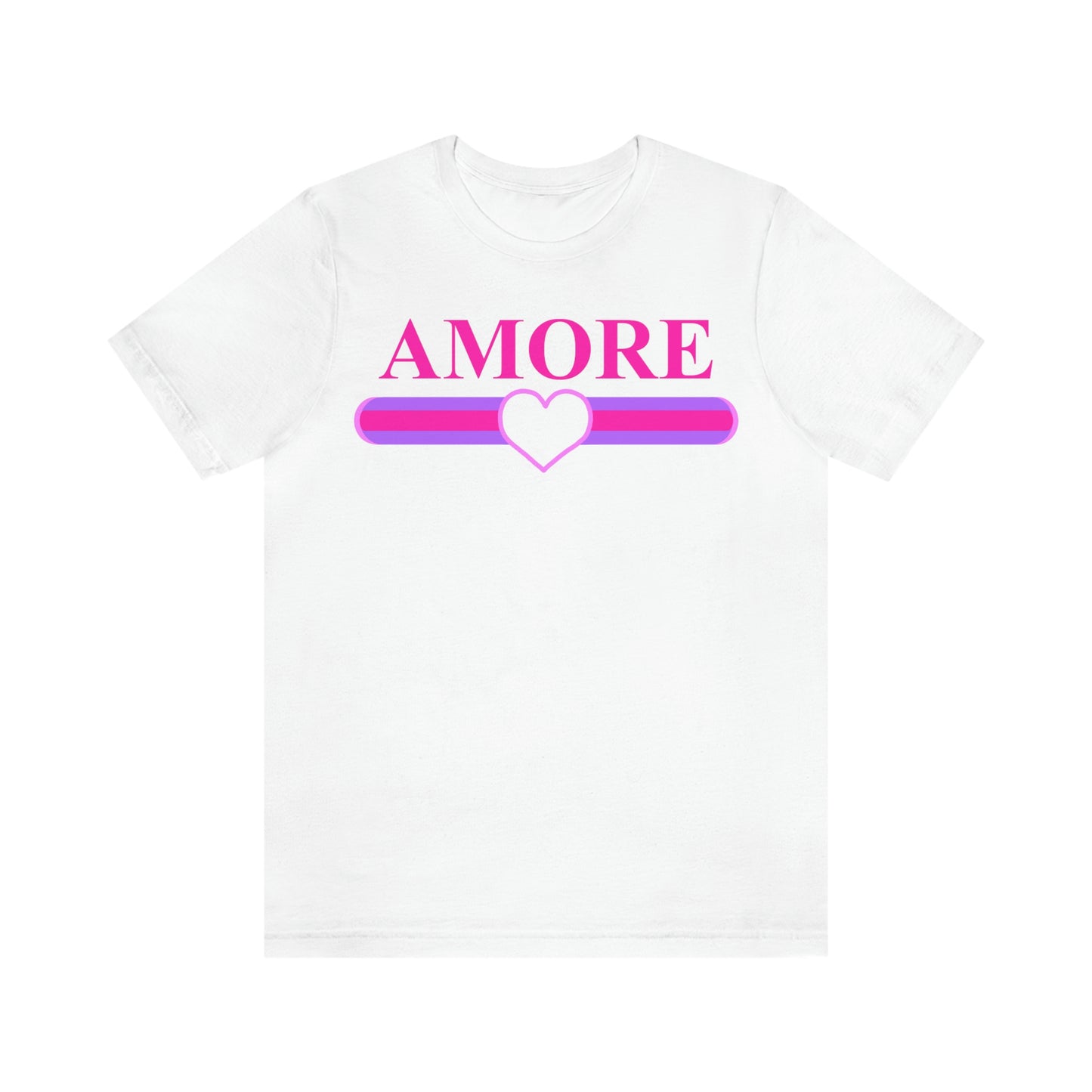 Amore Valentine's Day Graphic Tee - Hot Pink