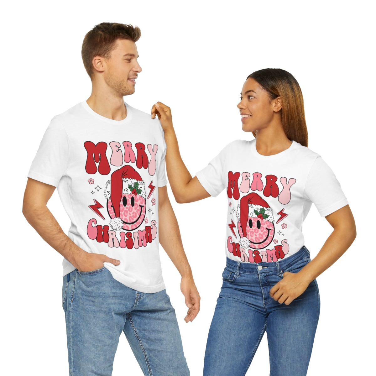 Smiley Santa Graphic Tee